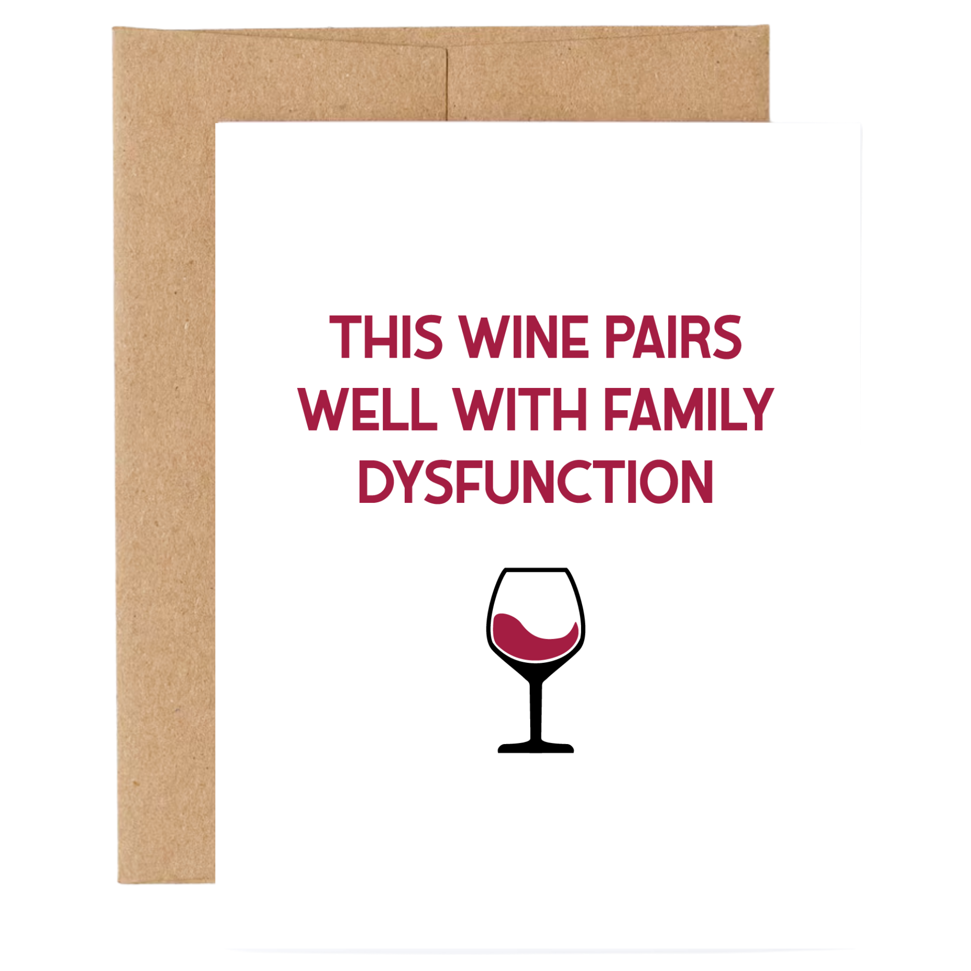 Wine & Dysfunction Holiday Card