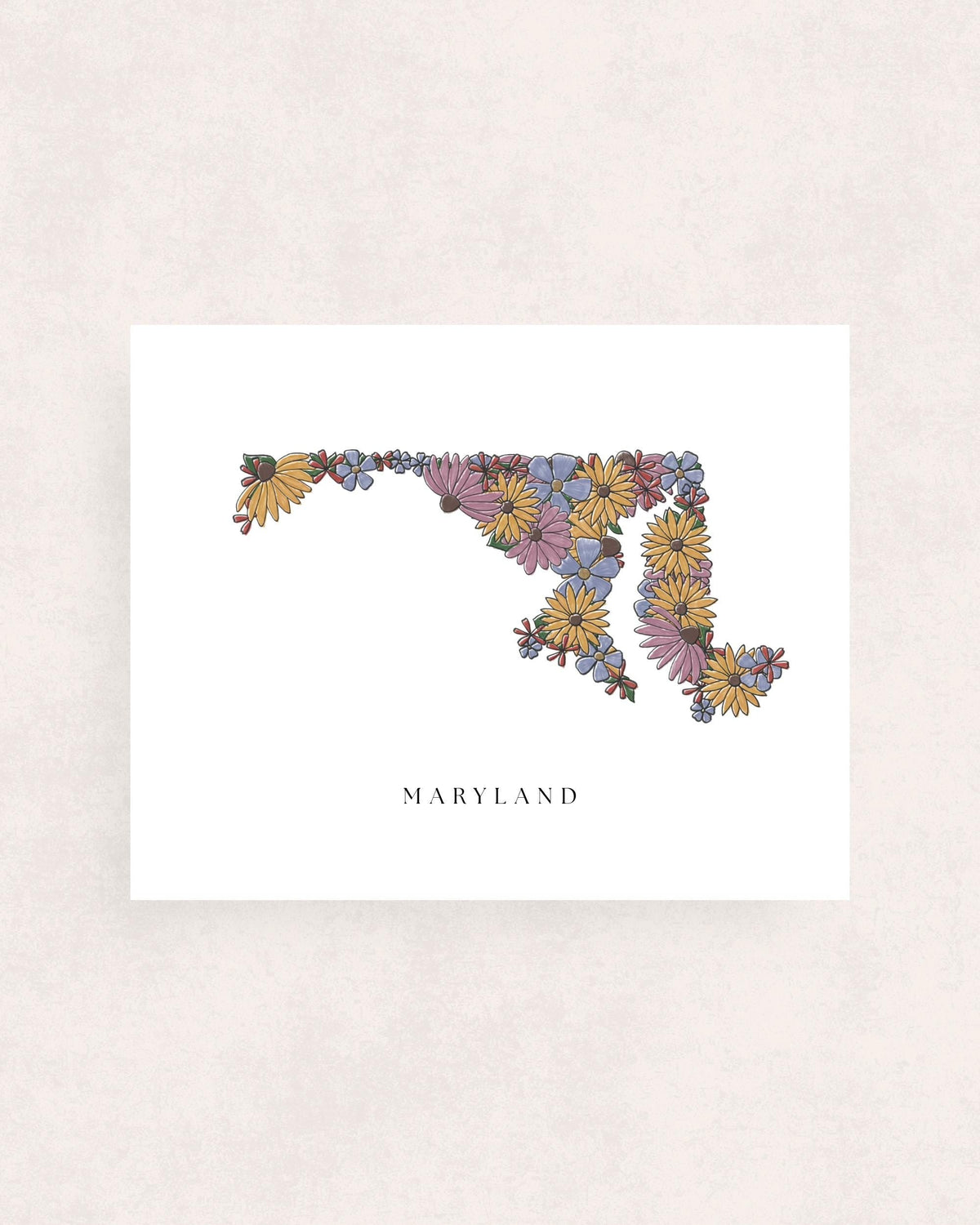 State Flowers Print