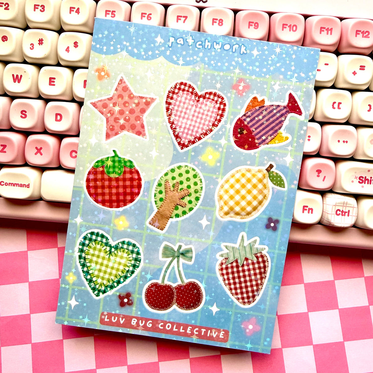 Patchwork Holographic Sticker Sheet