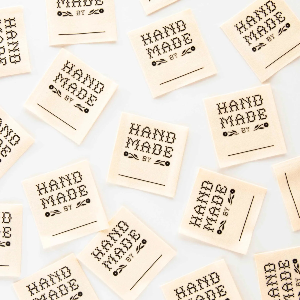 Crafty Handmade By: Organic Cotton Write in Sewing Labels