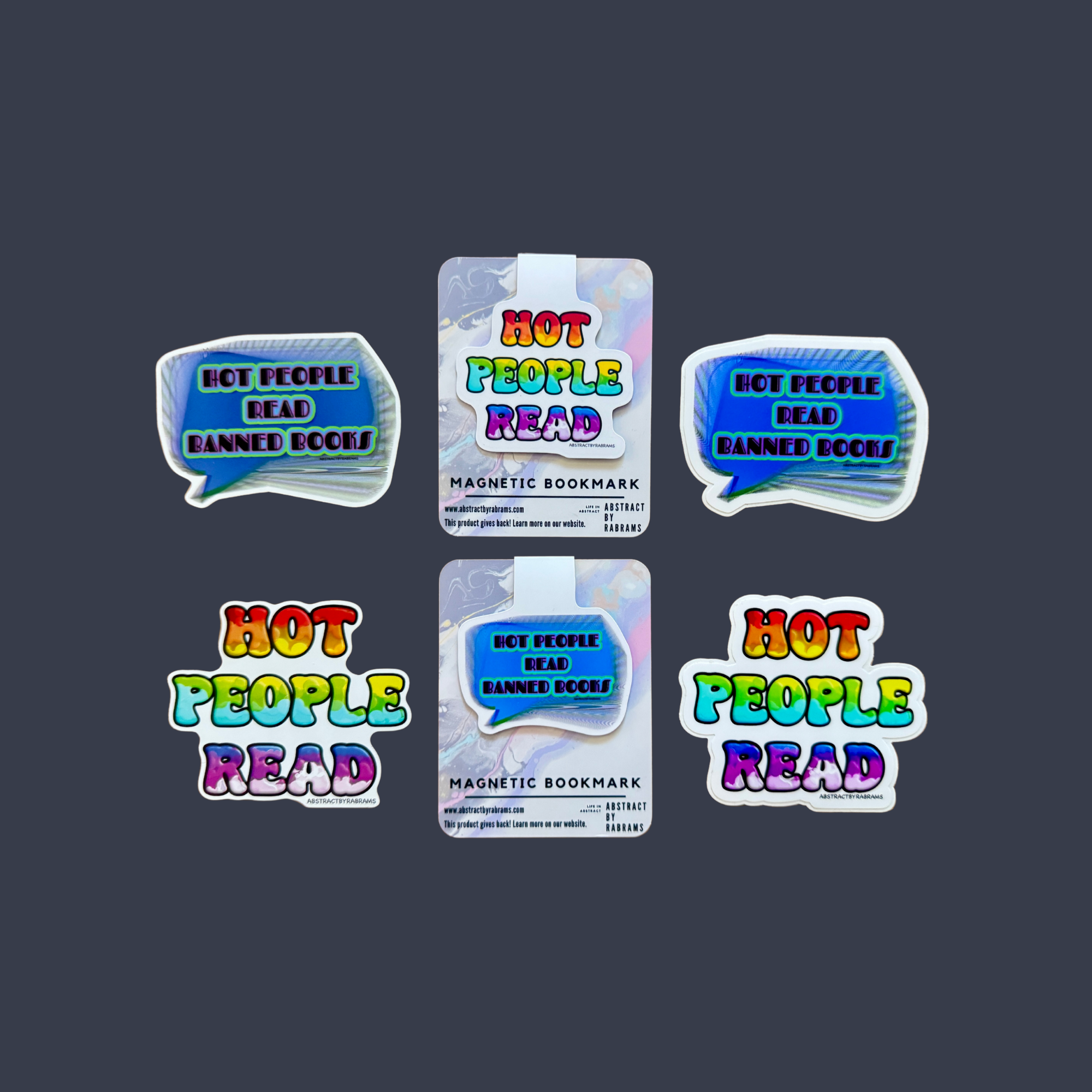 Hot People Read Sticker | Waterproof Vinyl Book Lover Sticker