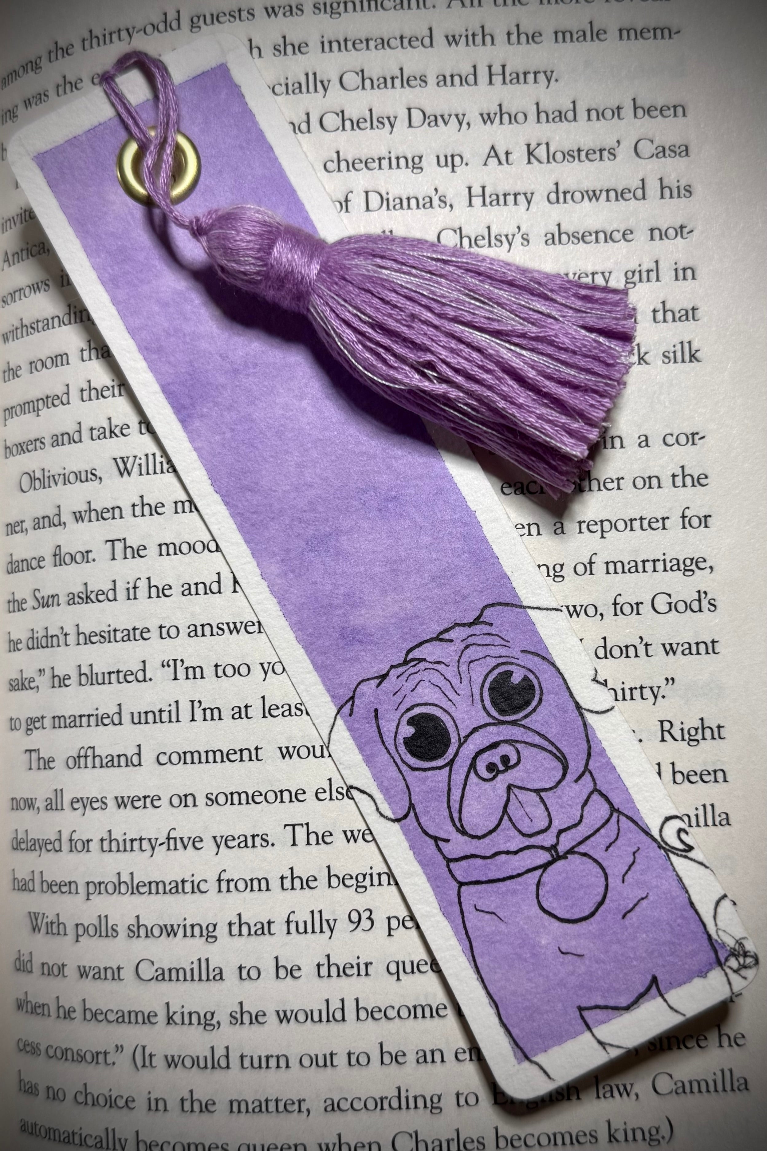 Pug Bookmark