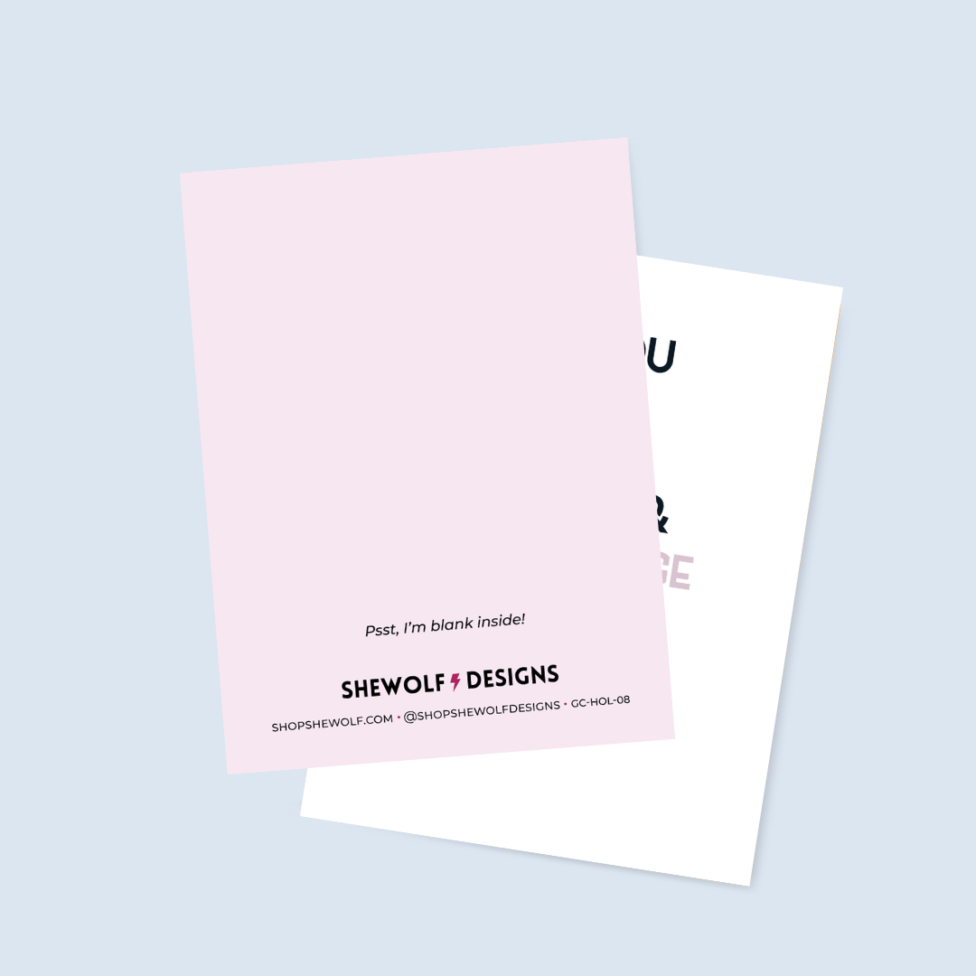 Peace, Love & Petty Revenge Card