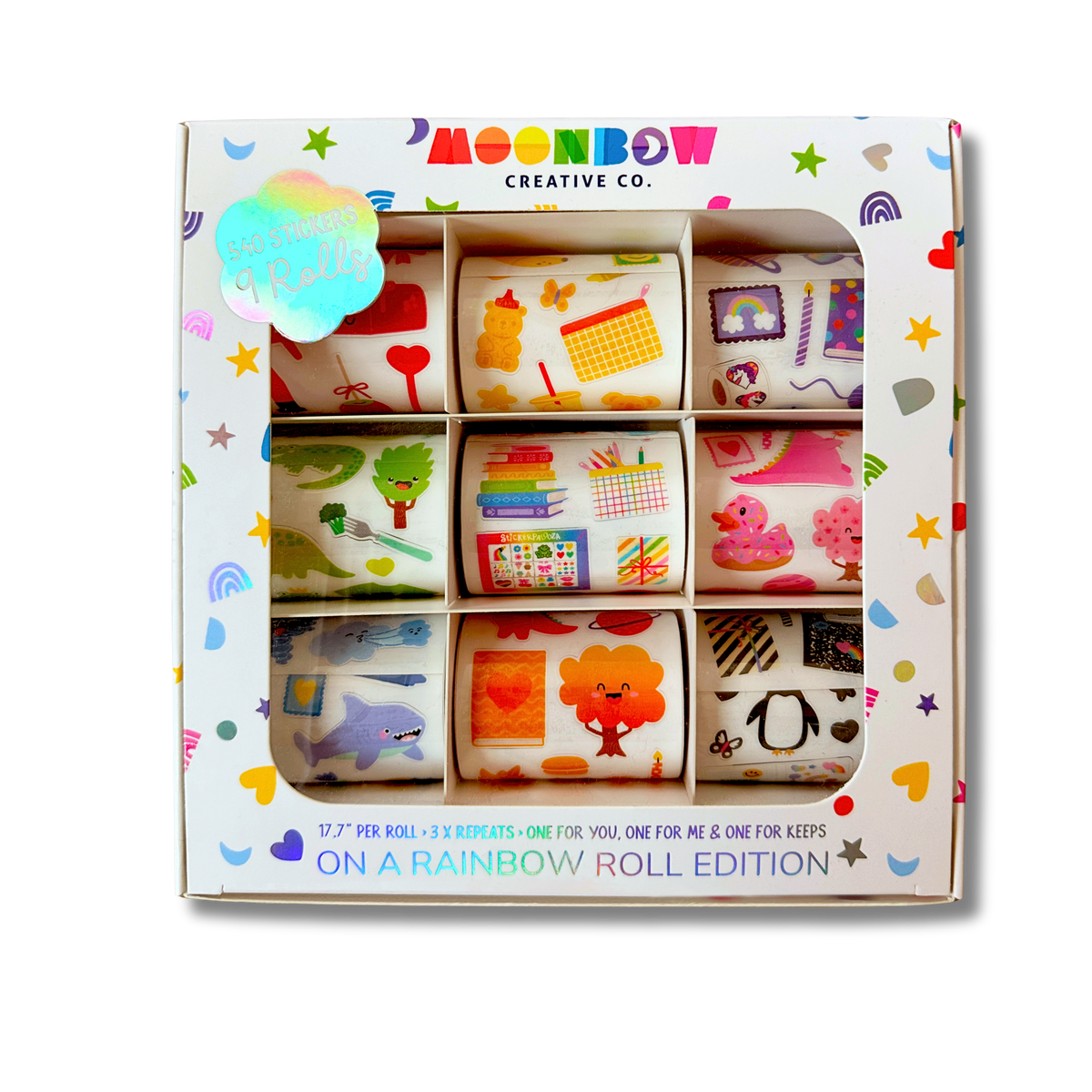 Sticker Roll Box: On a Rainbow Roll Edition