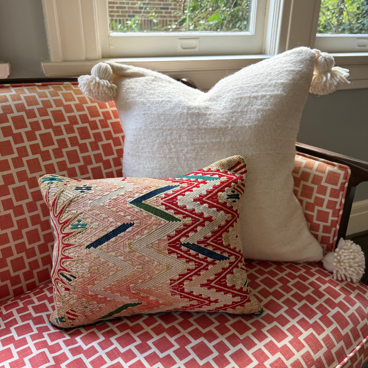 Wool Tassel Pillow