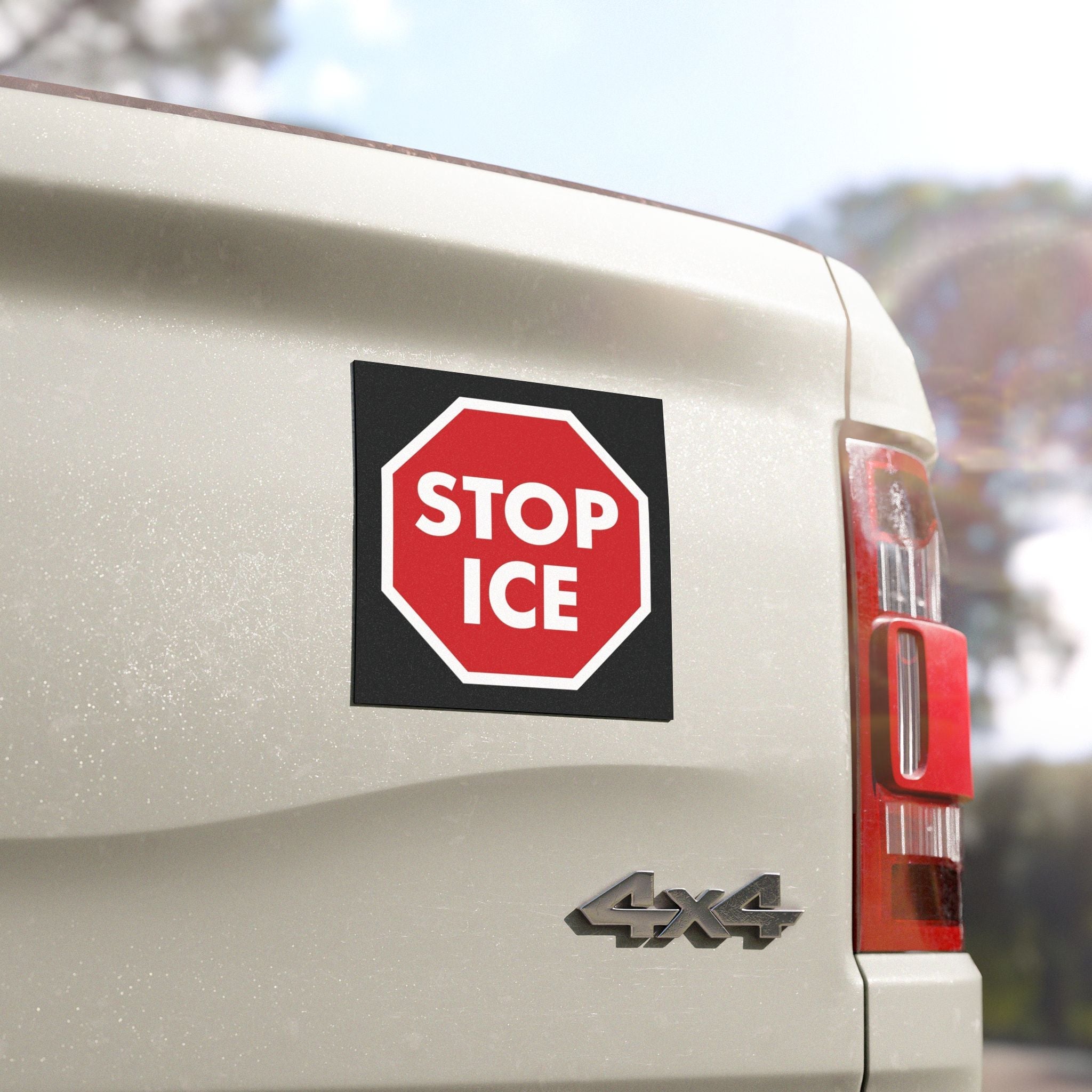 Anti-ICE Magnet - Stop ICE Car Magnet