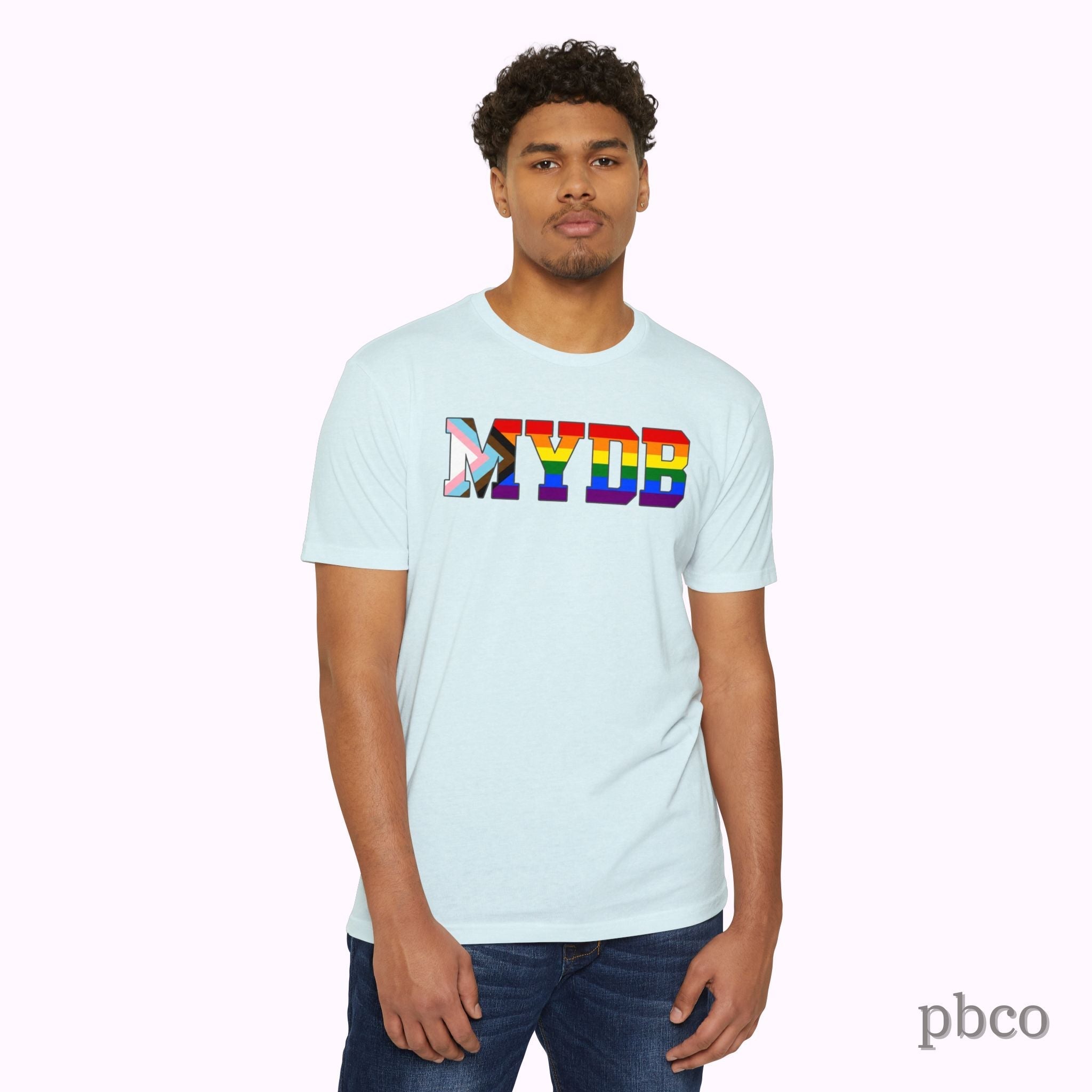 MYDB T-Shirt | Mind Your Damn Business | Progress Pride