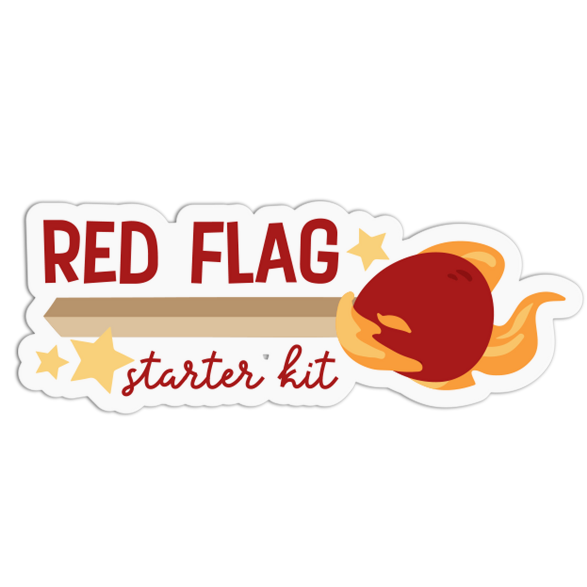 Sticker with &