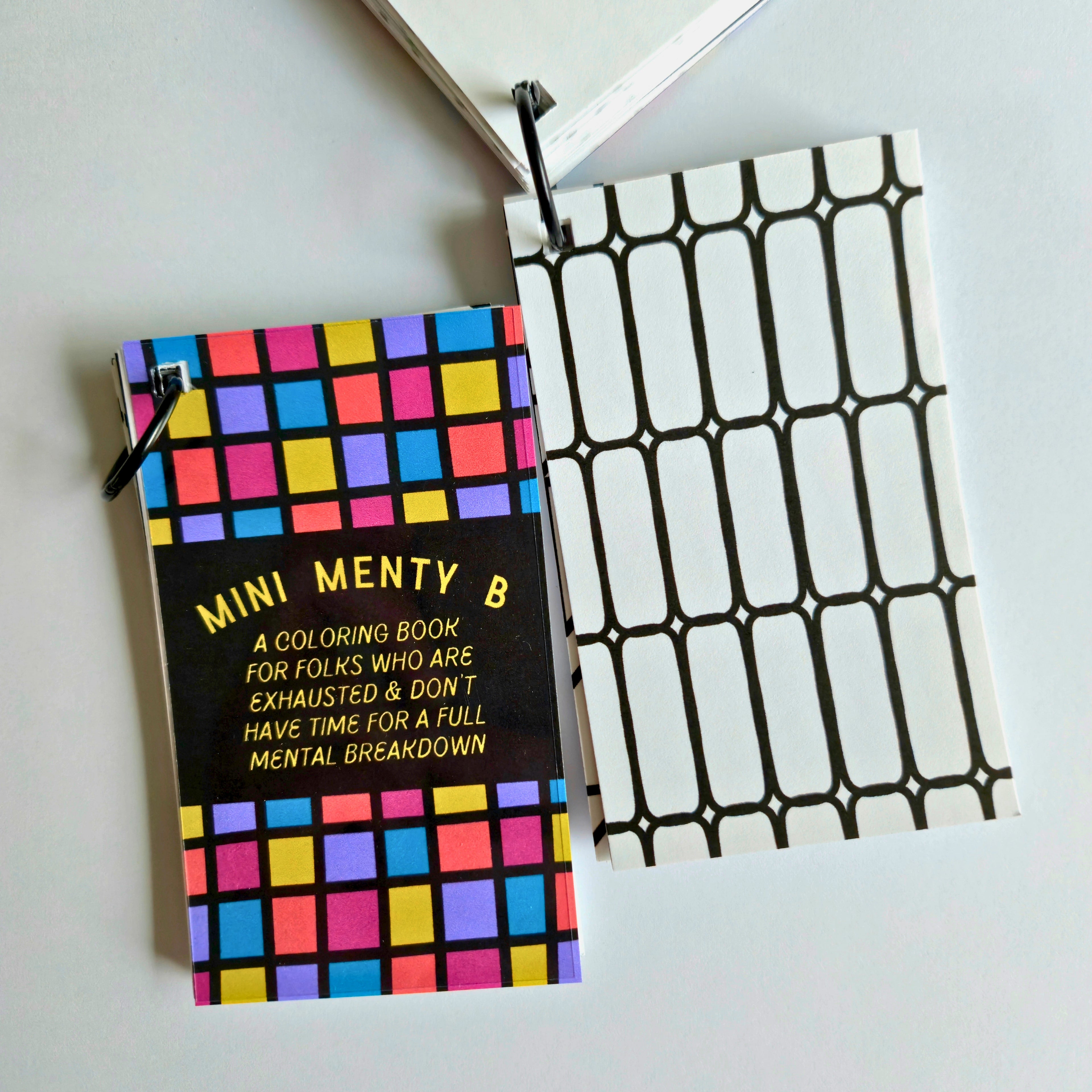 The Mini Menty B Coloring Book: For Folks Who Are Exhausted & Don&