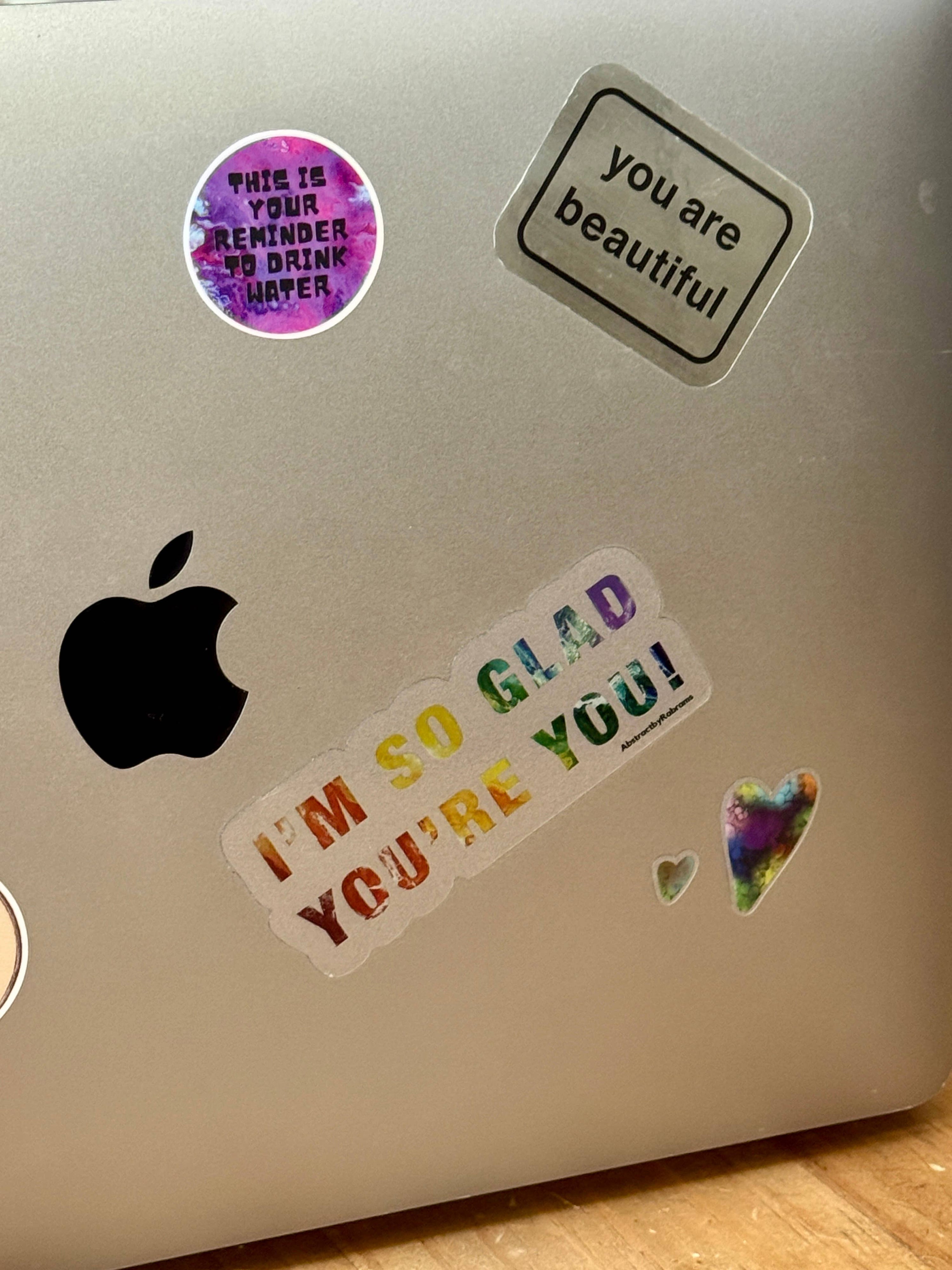 Positive Affirmation Sticker Sheet | Waterproof Vinyl Mental Health Stickers