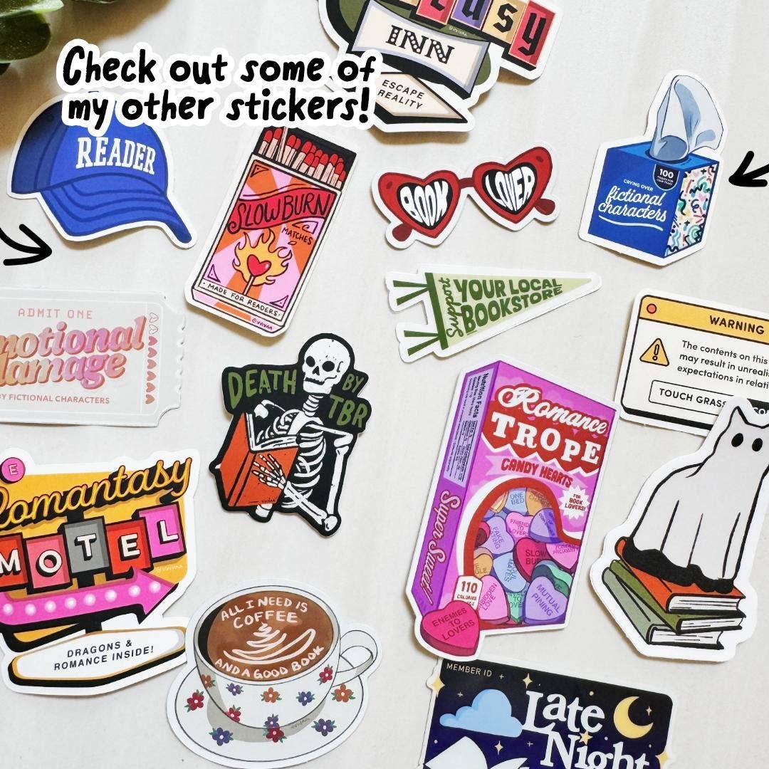 Support Your Local Bookstore Matte Sticker | Bookstore Lover Sticker