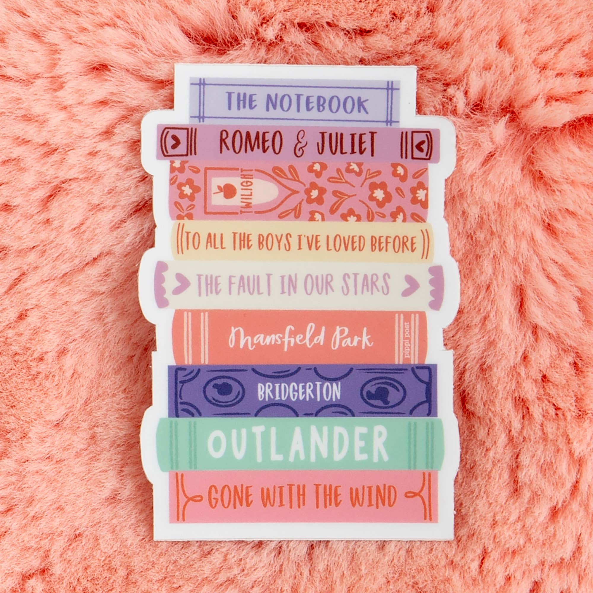 Romance Novels Book Stack