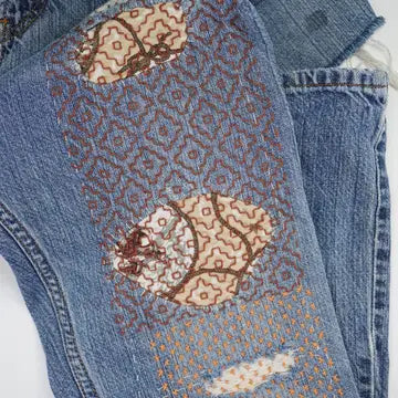 Sashiko Inspired Mending Stick &