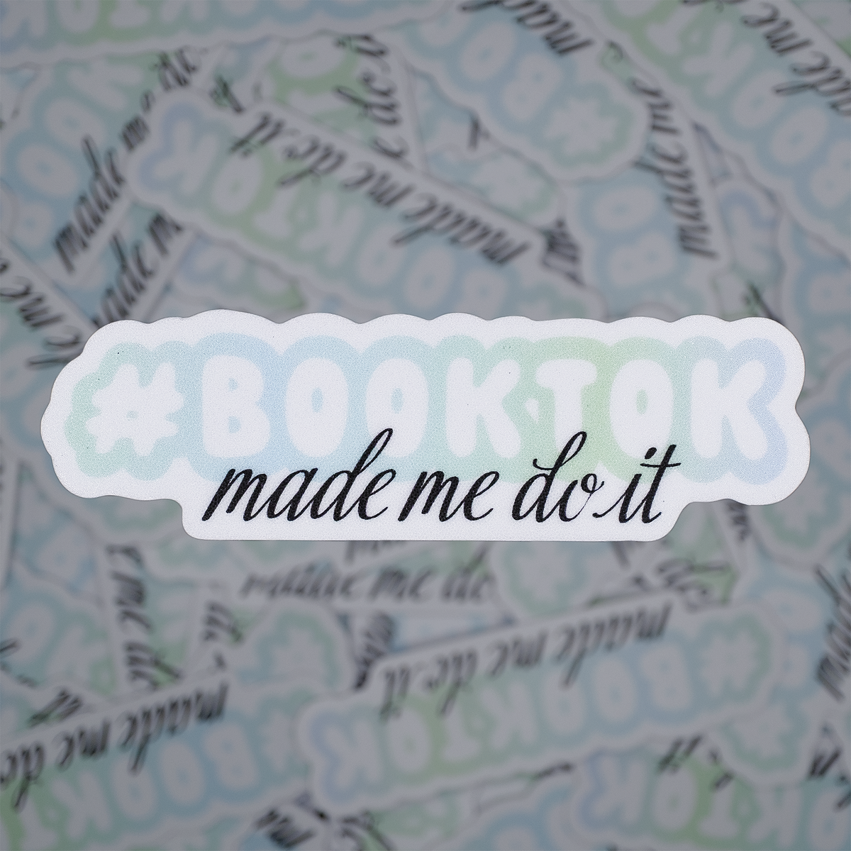 Sticker with &