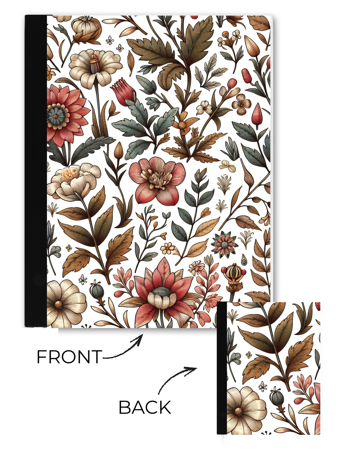 Mini Notebook 3.25" × 4.5" | Pocket-Size Handmade Journal | Bossy Scribes