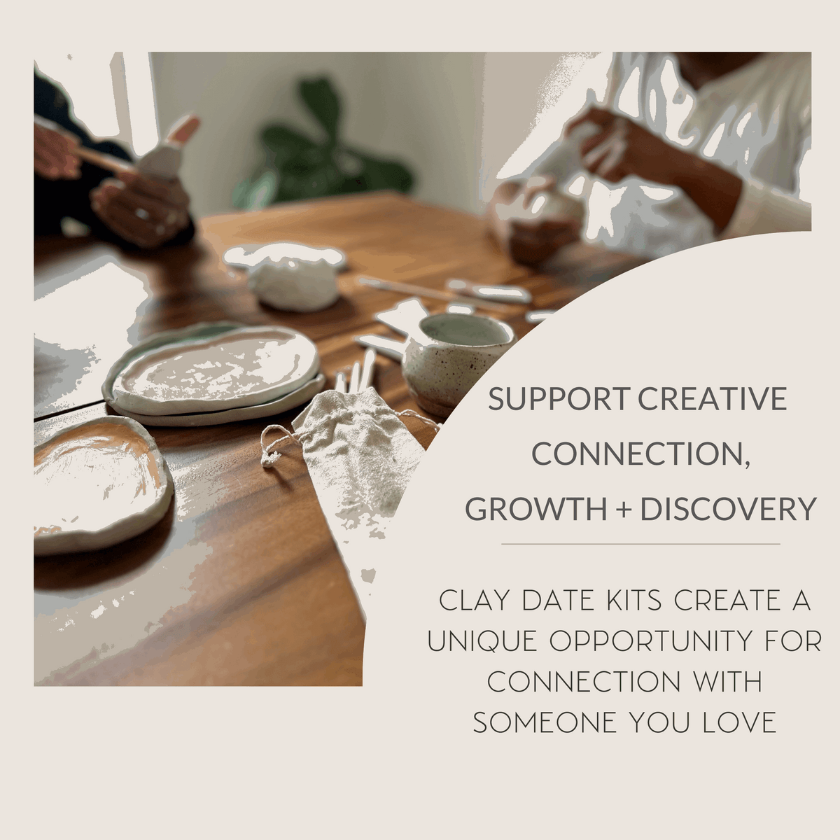Deluxe Clay Date Activity Kit- Clay Kit for Two