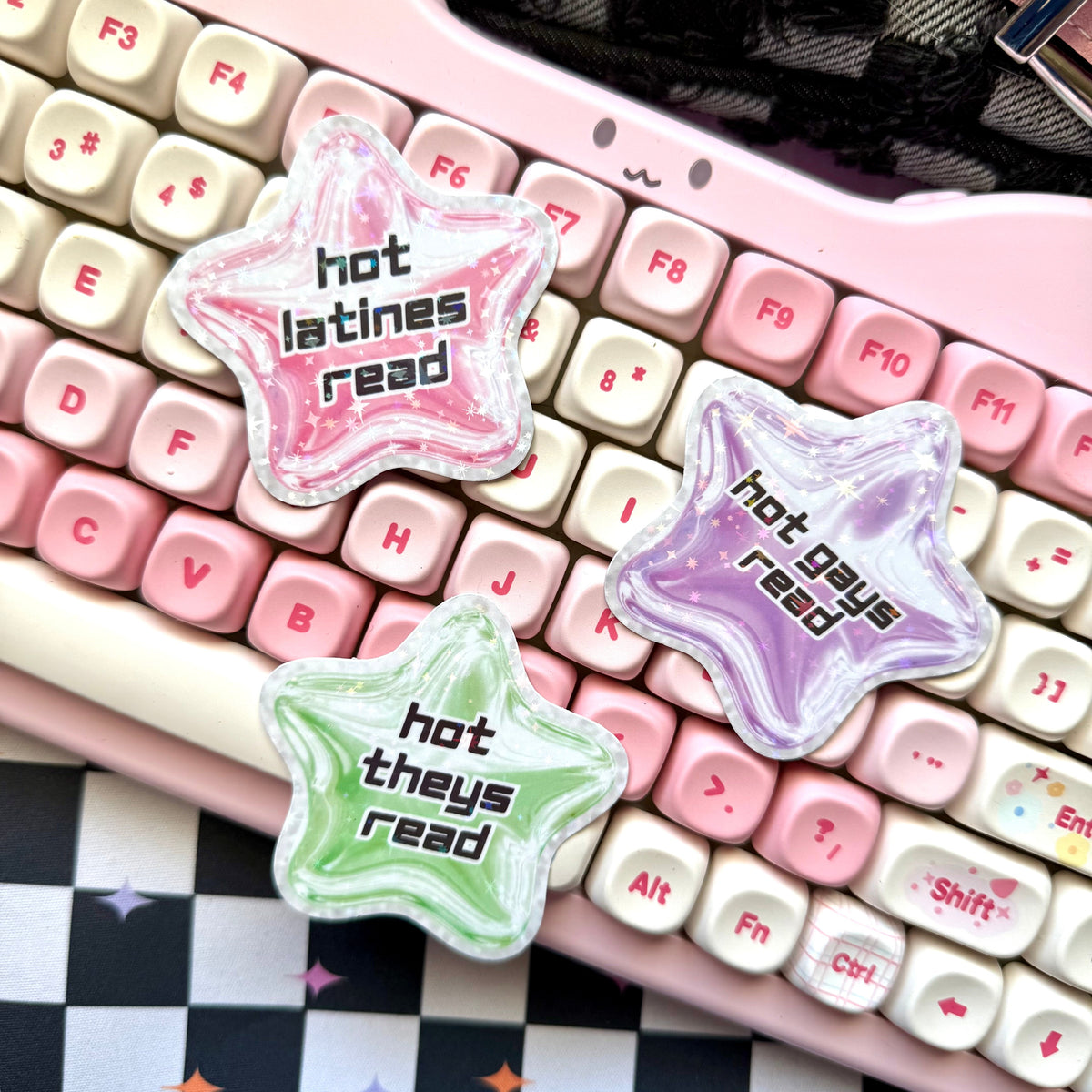 Cyber Star Holographic Sticker