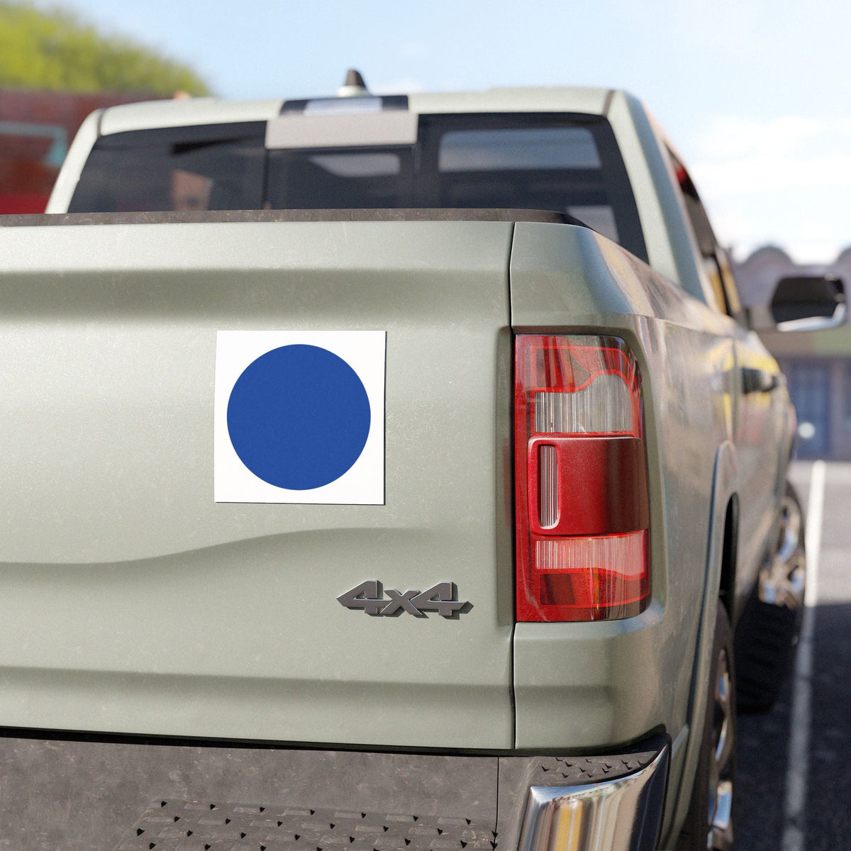 Blue Dot Car Magnet