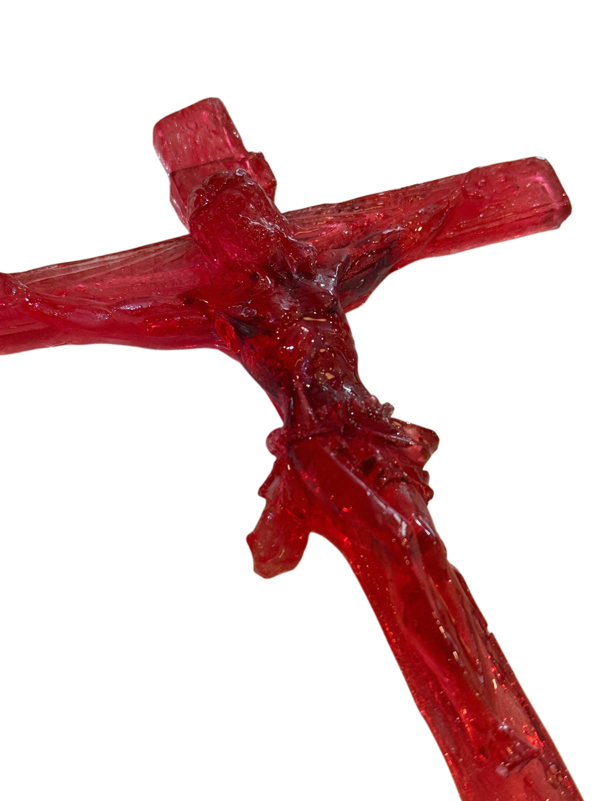 Jesus Crucified Resin Cross