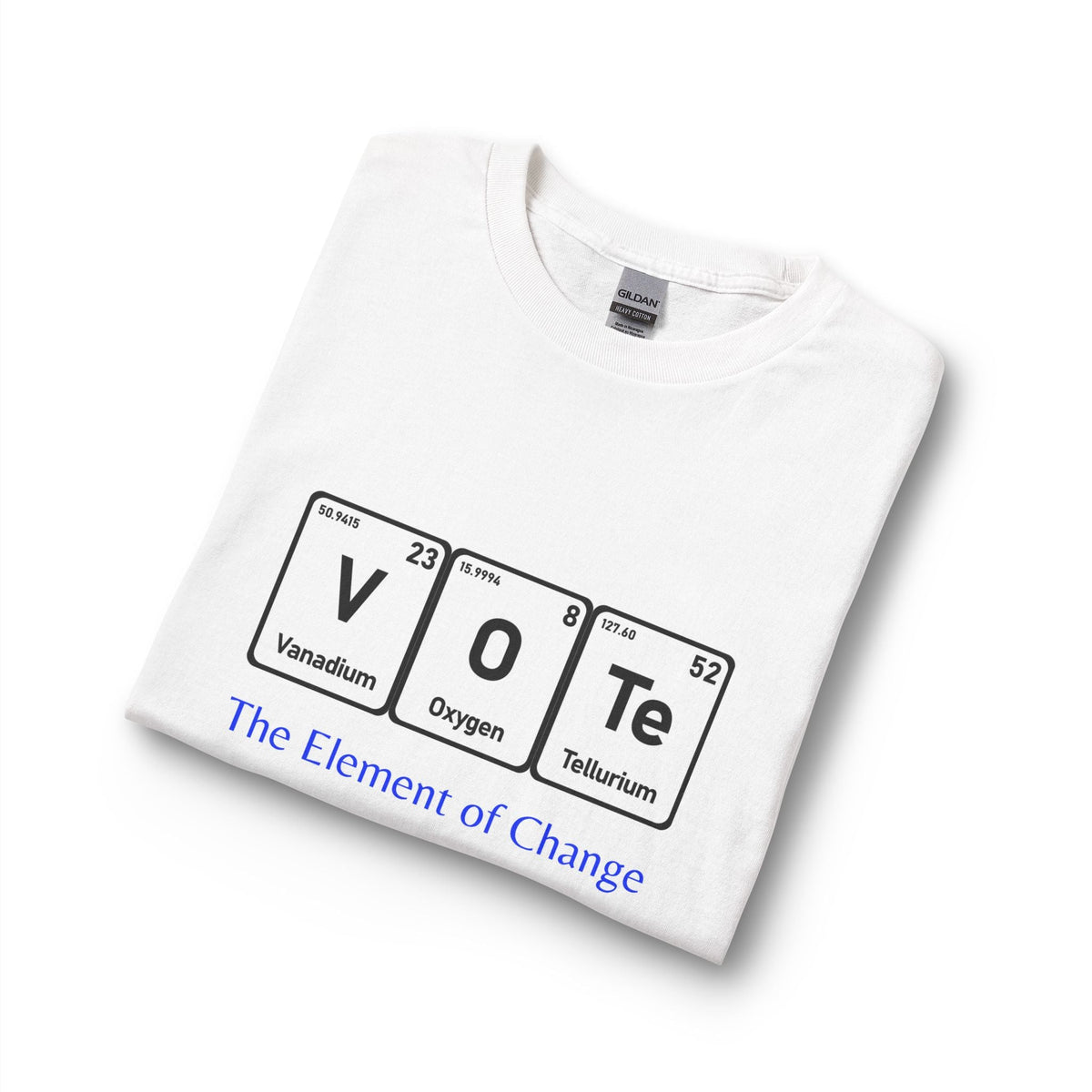 Vote Long Sleeve Tee — "The Element of Change" Political Graphic Shirt