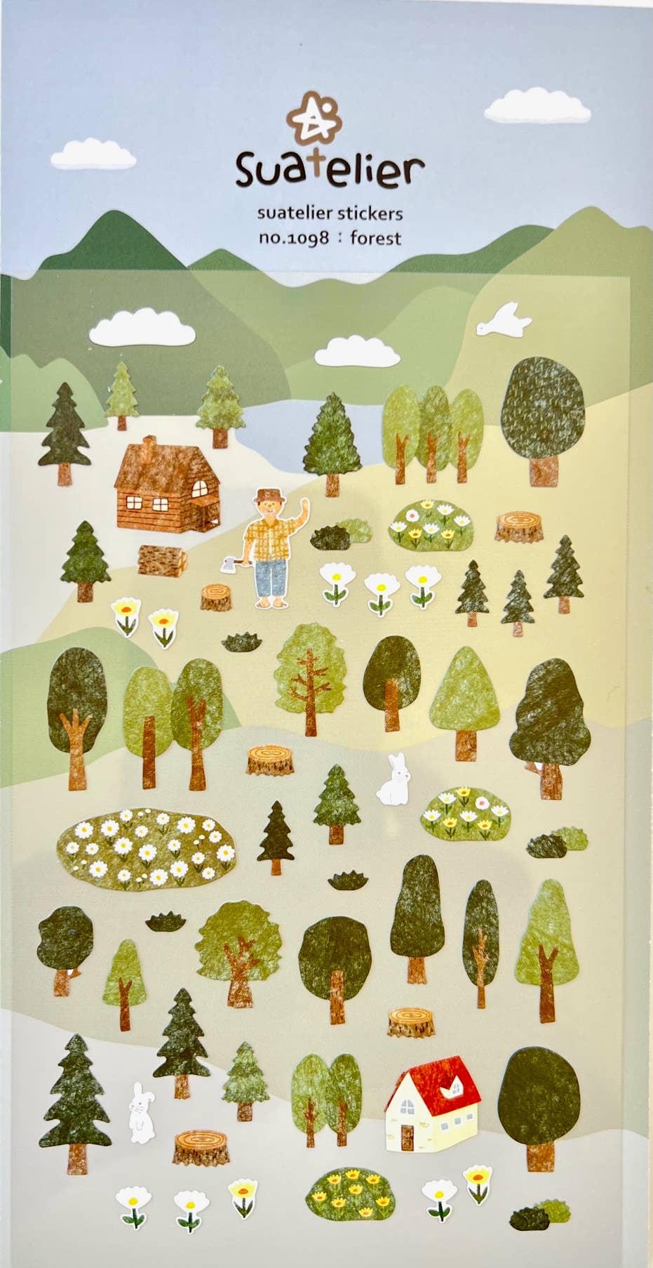 Forest sticker sheet