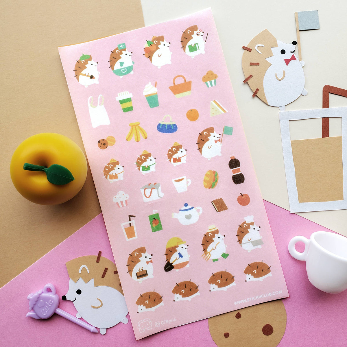 Career Critters Sticker Sheet