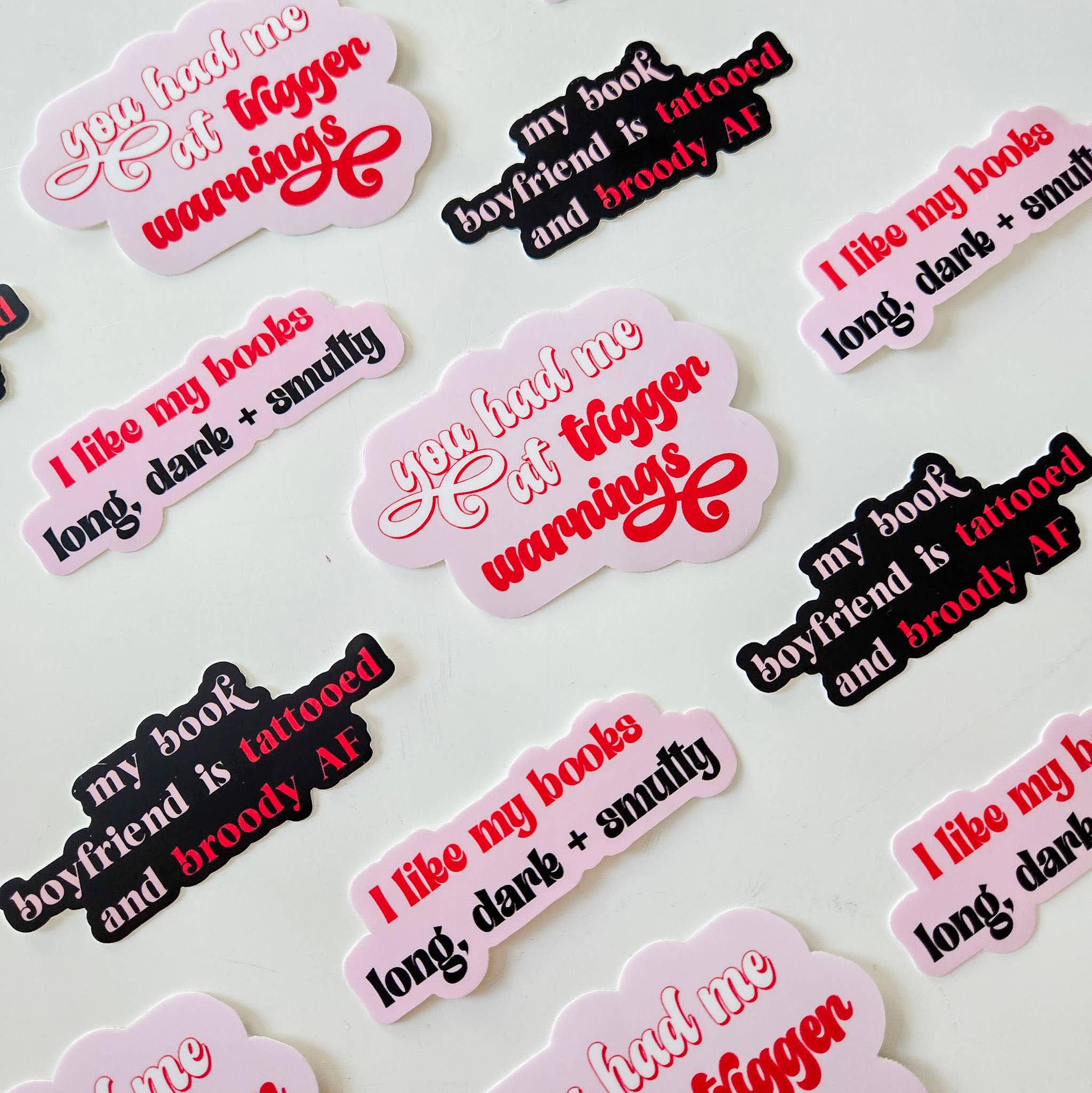 You Had Me at Trigger Warnings Sticker | Dark Romance Vinyl Decal