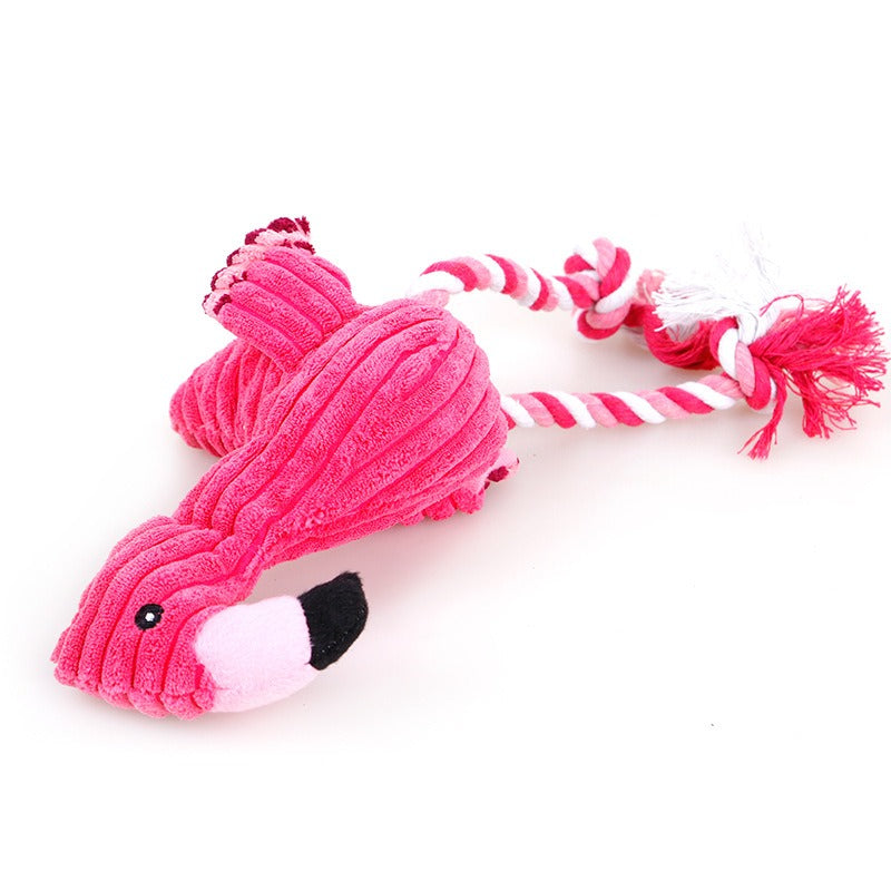 Flamingo Plush Pet Toy