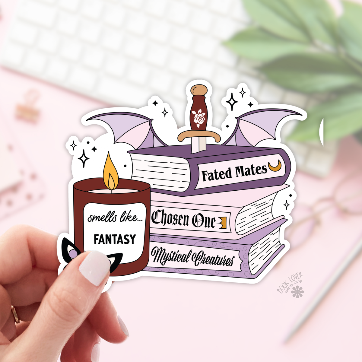 Smells Like Fantasy Sticker | Fantasy Reader Gift