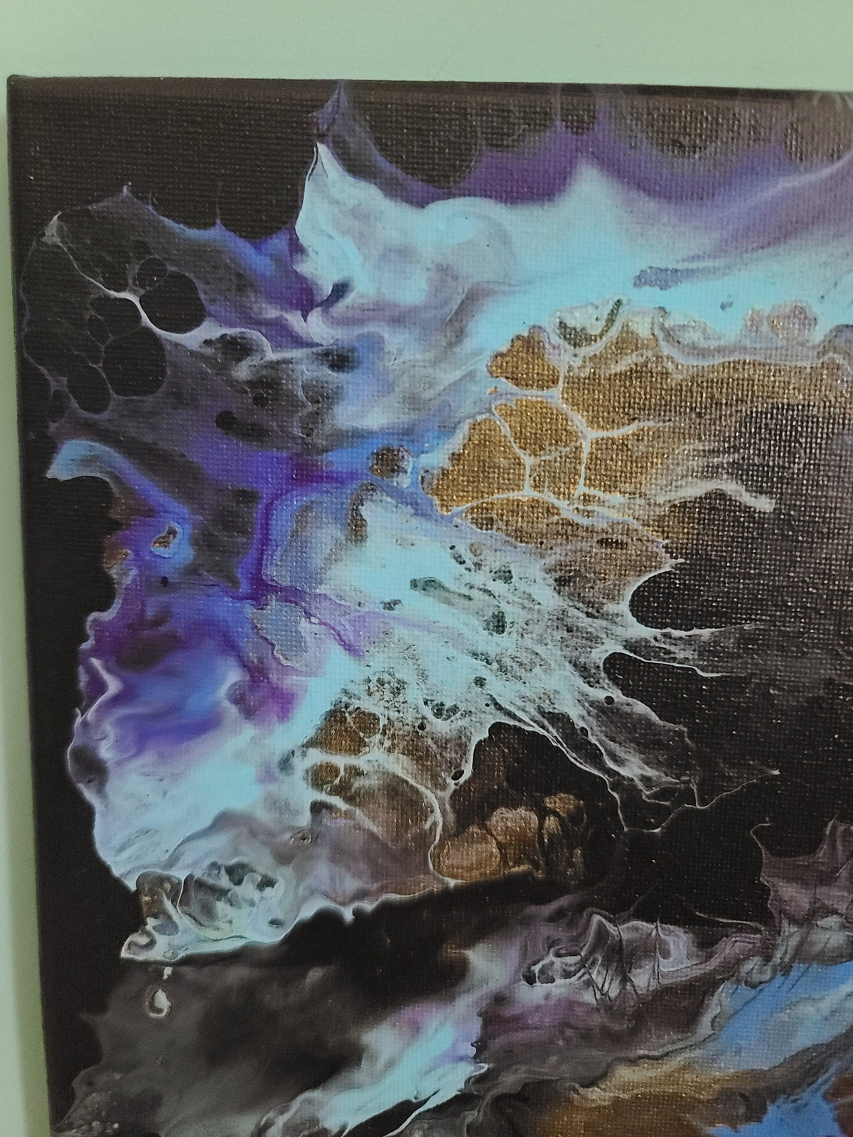 Abstract Fluid Art 12 in x 12 in