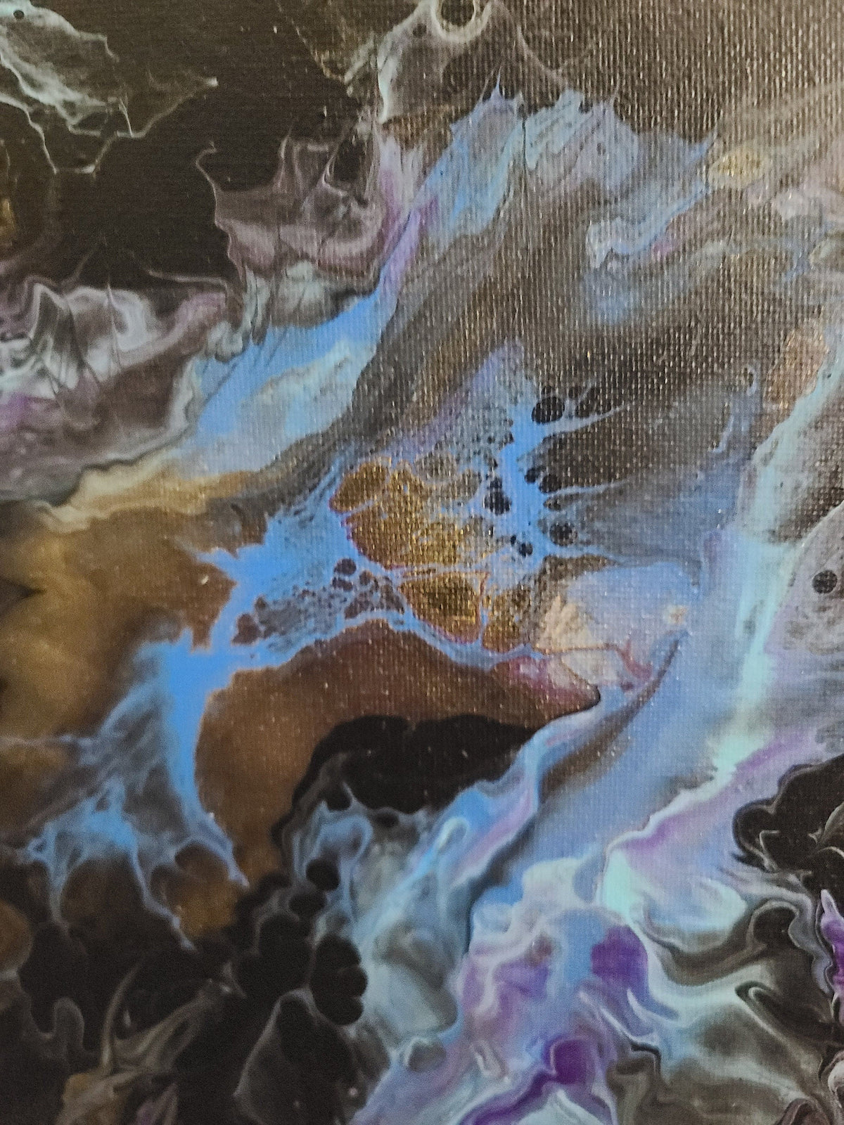 Abstract Fluid Art 12 in x 12 in