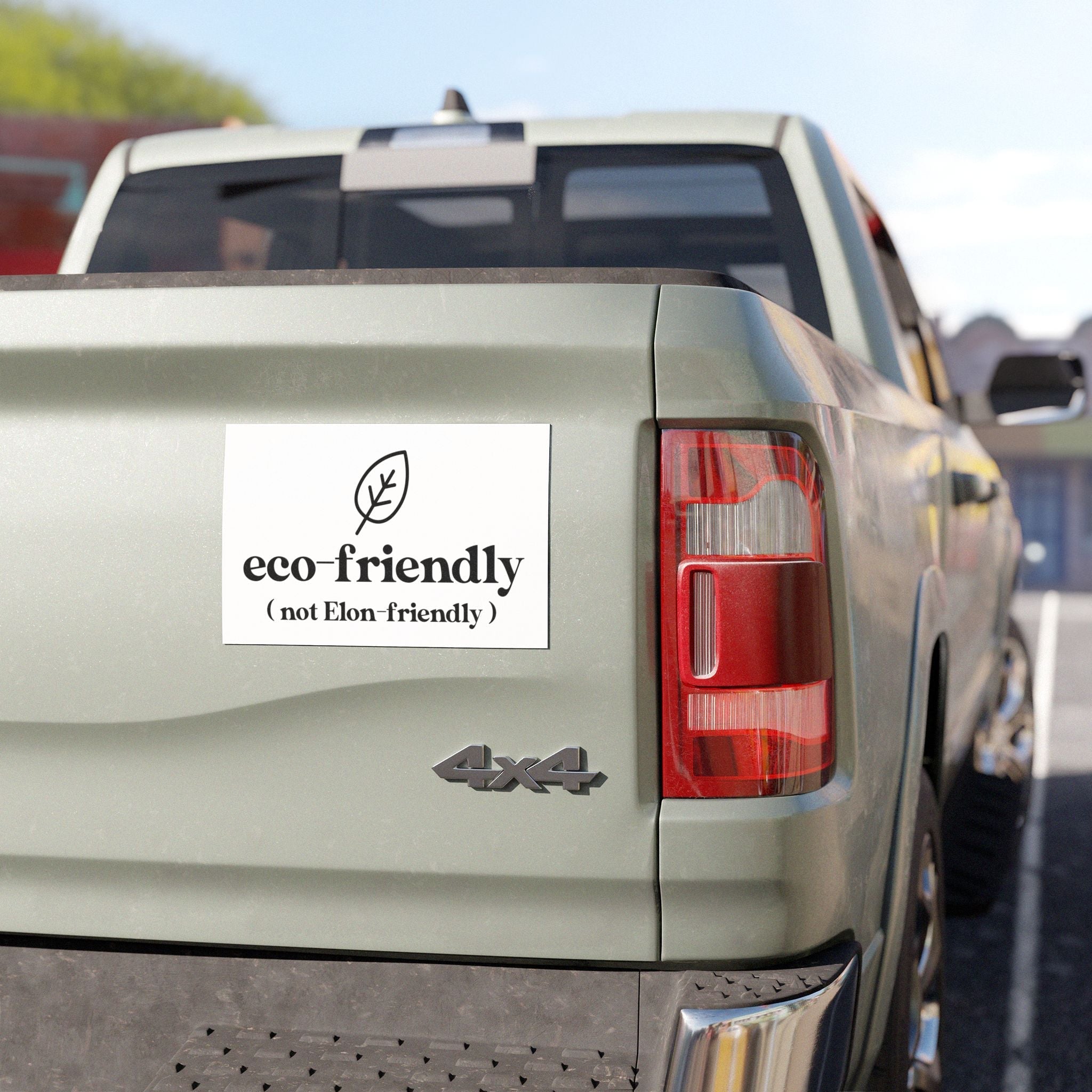 Eco-Friendly, Not Elon-Friendly Tesla Magnet