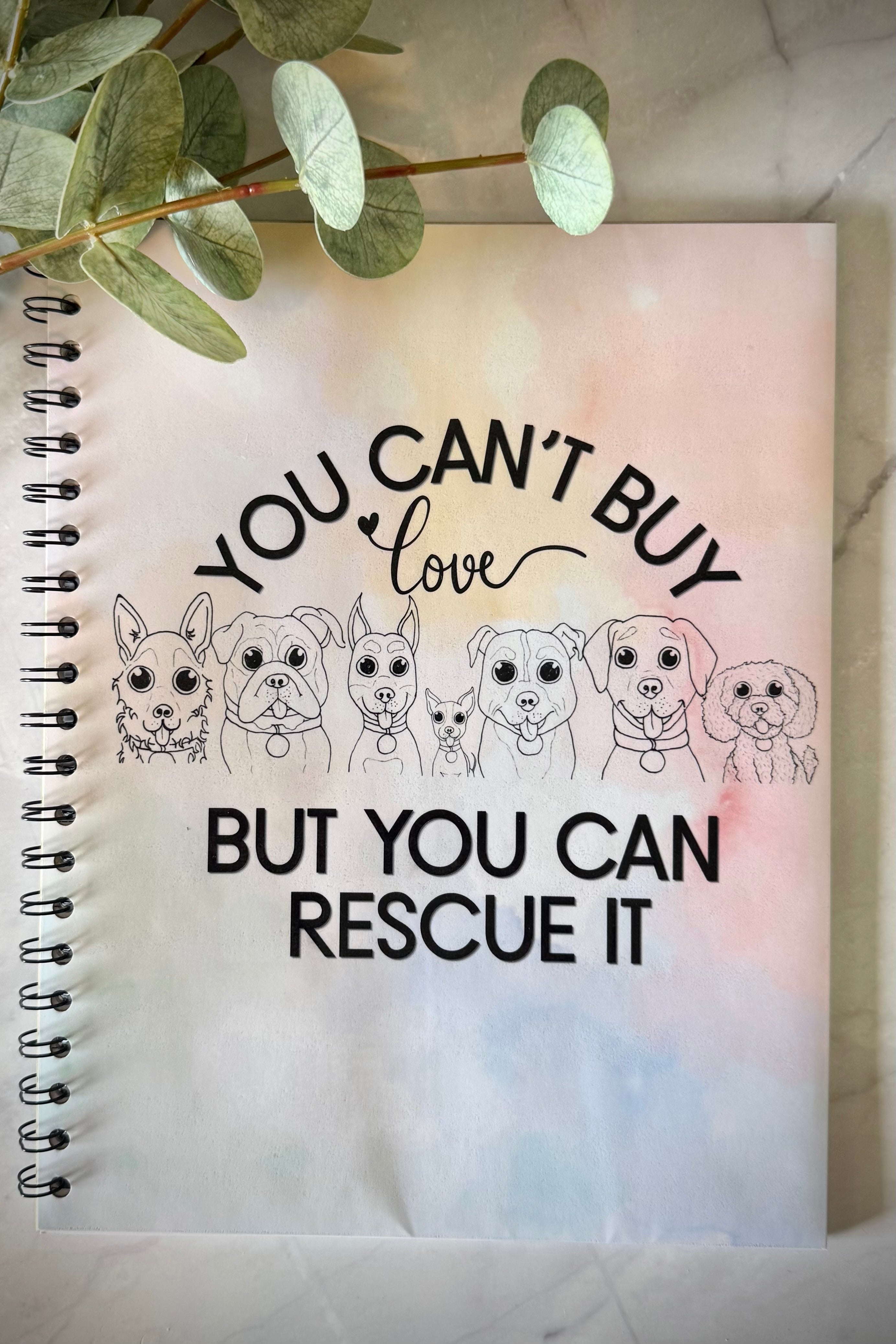 8.5x11 Spiral-Bound Notebook