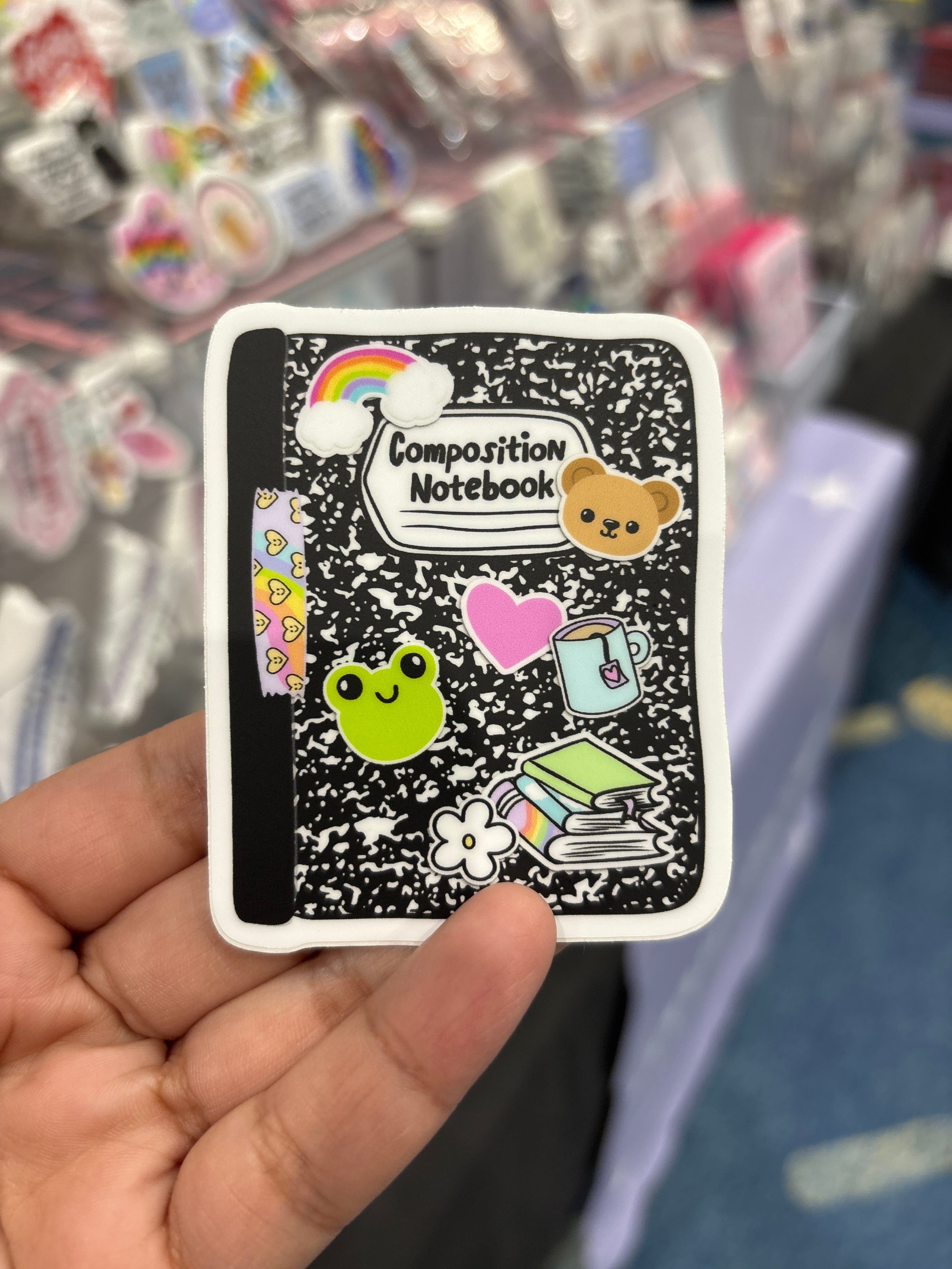 Composition Notebook Sticker