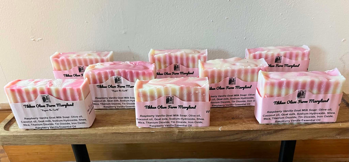Raspberry Vanilla Goatmilk Soap