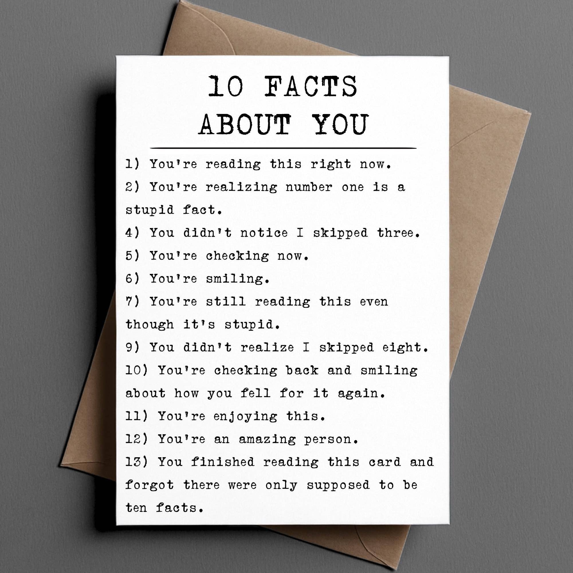 Card with &