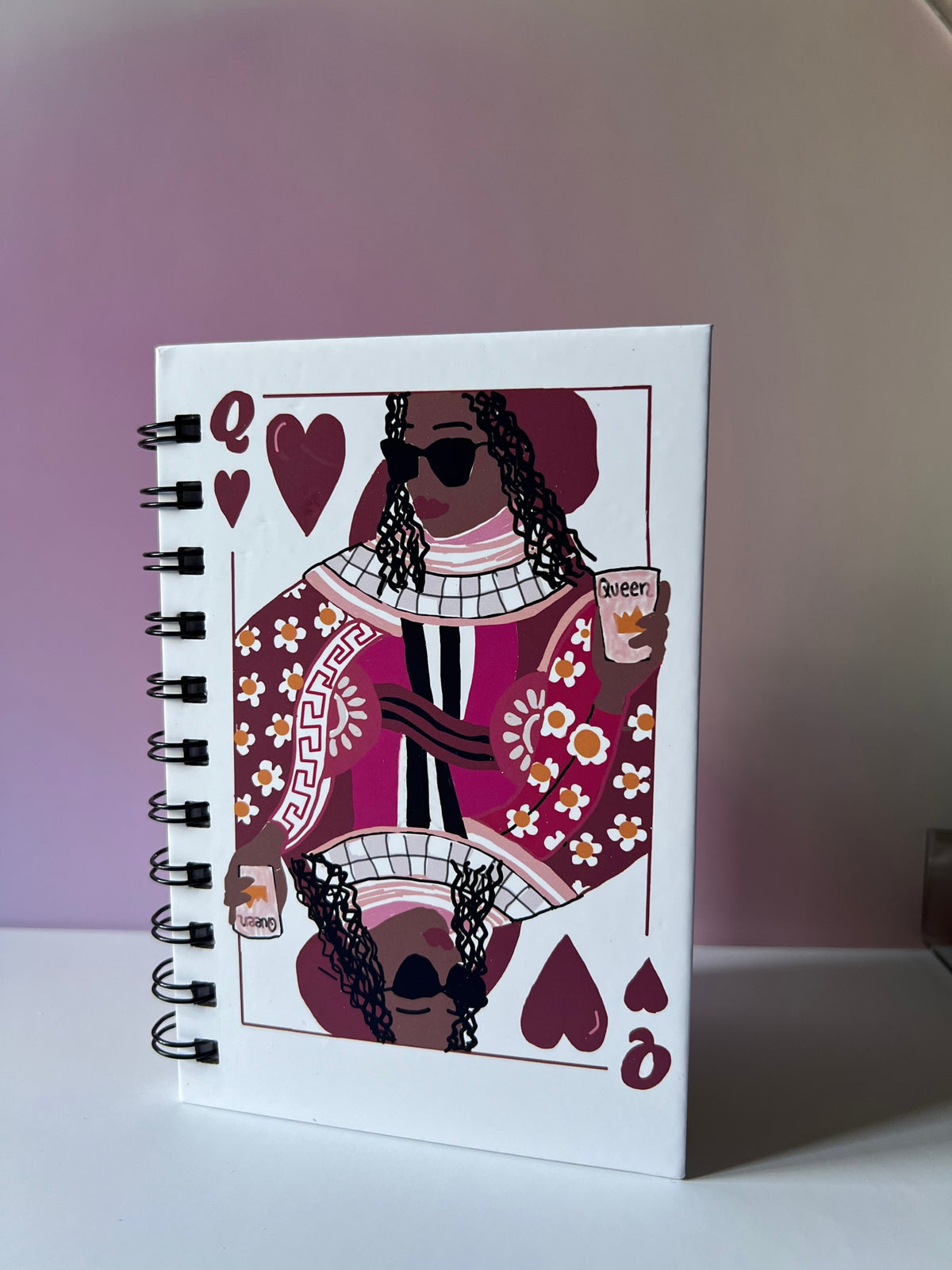 4×6" Spiral Notebooks | Mama, Black Queen & Floral Covers | Bossy Scribes