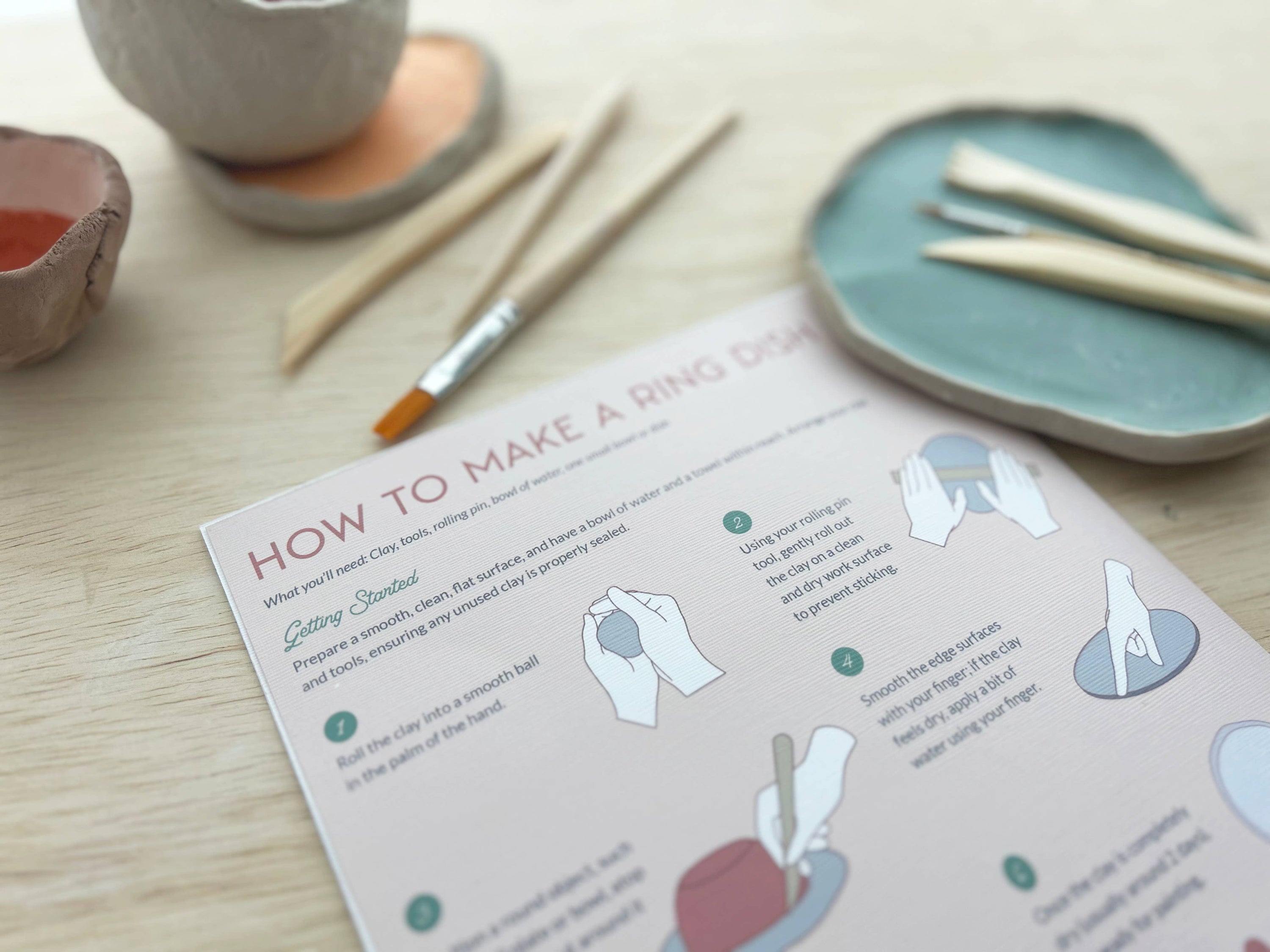 Breathe People - Meditative Art Clay Kit + Self-Care Meditations and Projects