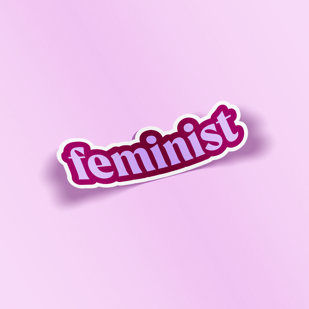 Sticker with &