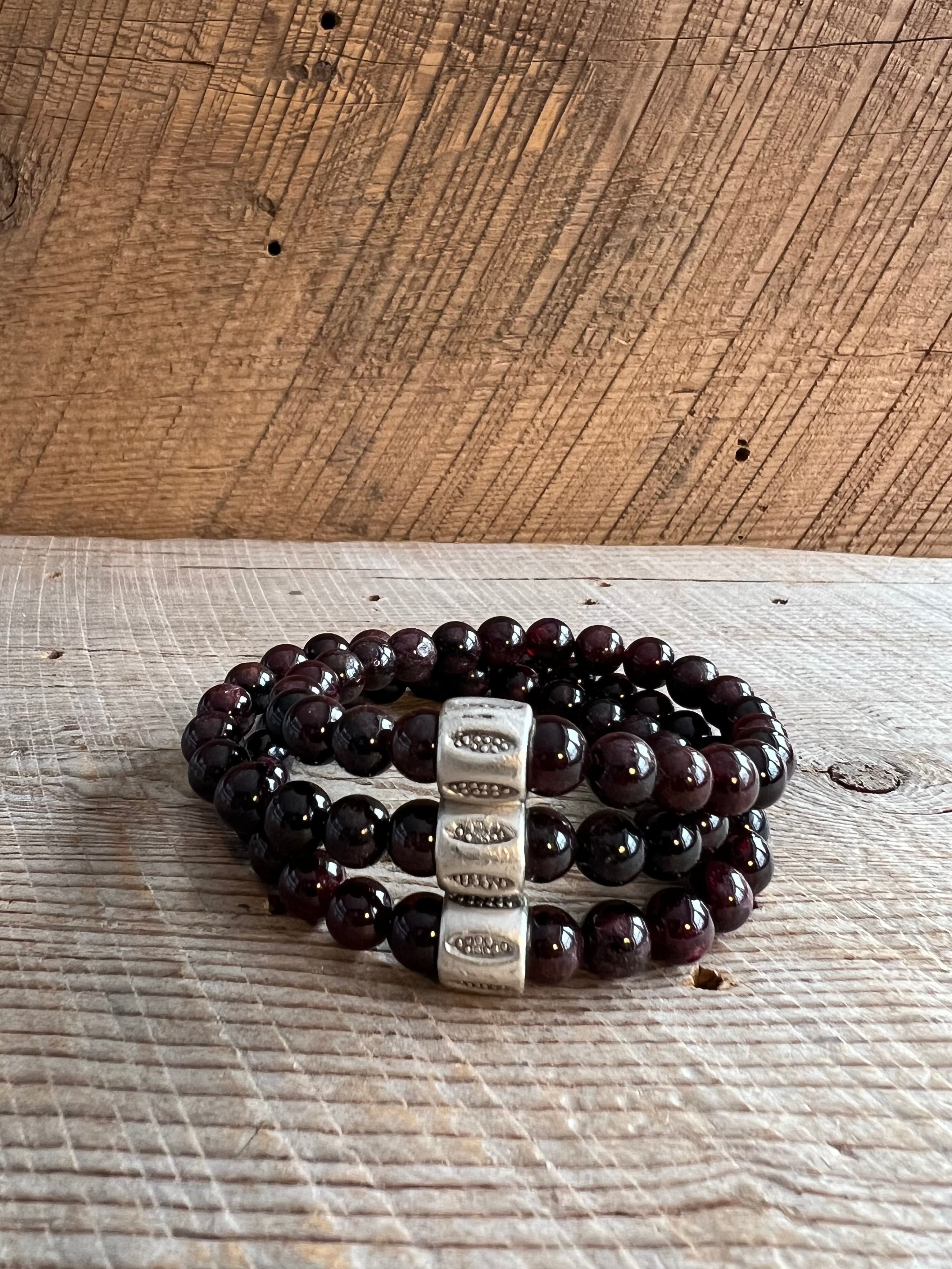 SariBlue® Garnet Bracelet