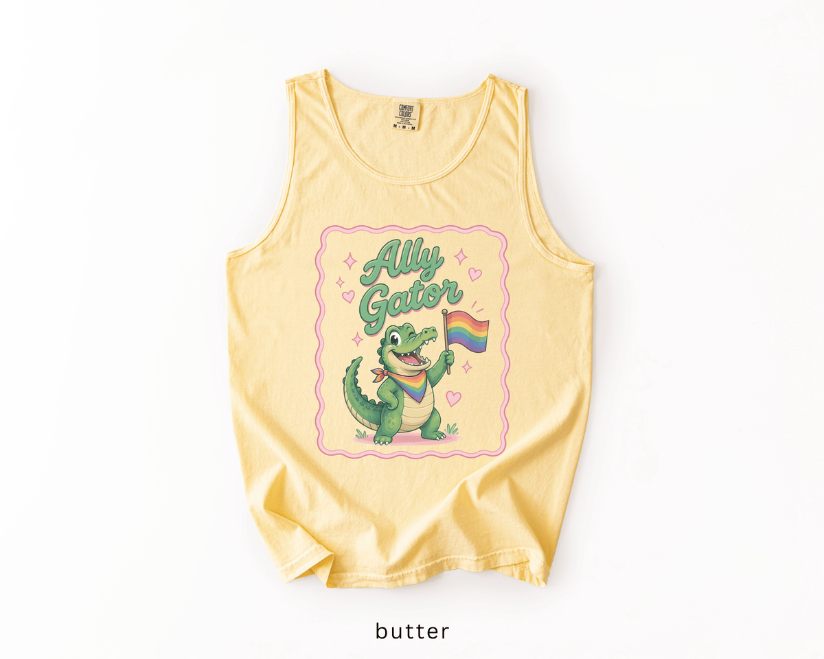 Ally Gator LGBTQ Tank Top | Pride Ally Graphic Tank