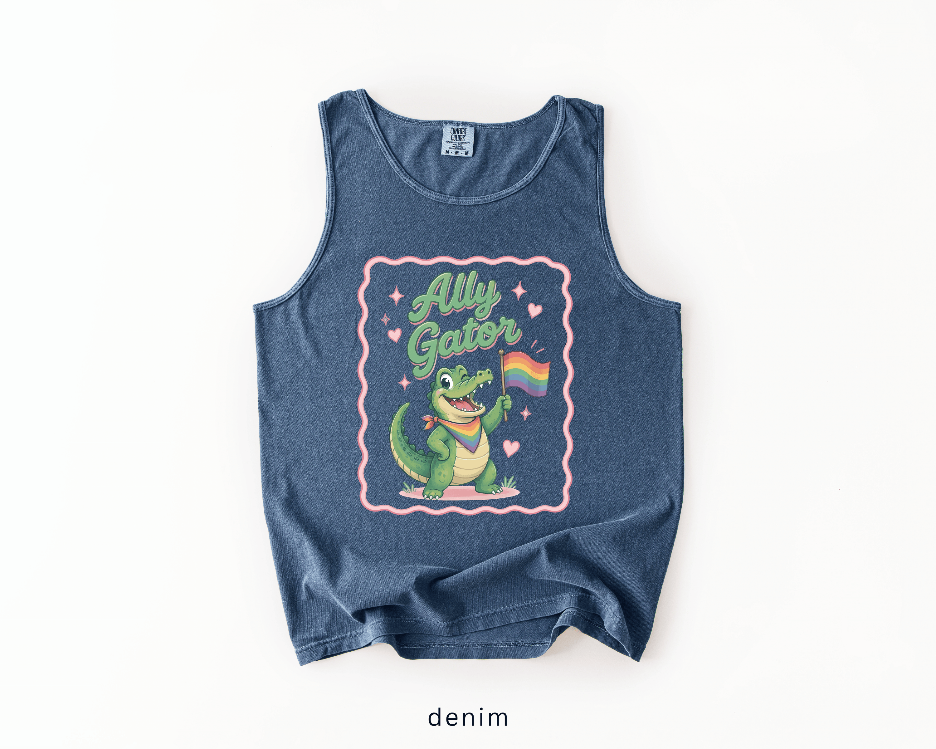 Ally Gator LGBTQ Tank Top | Pride Ally Graphic Tank