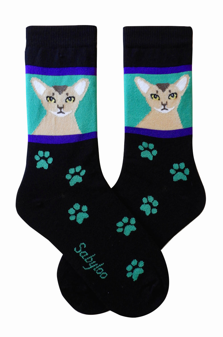 Abyssinian Cat Socks