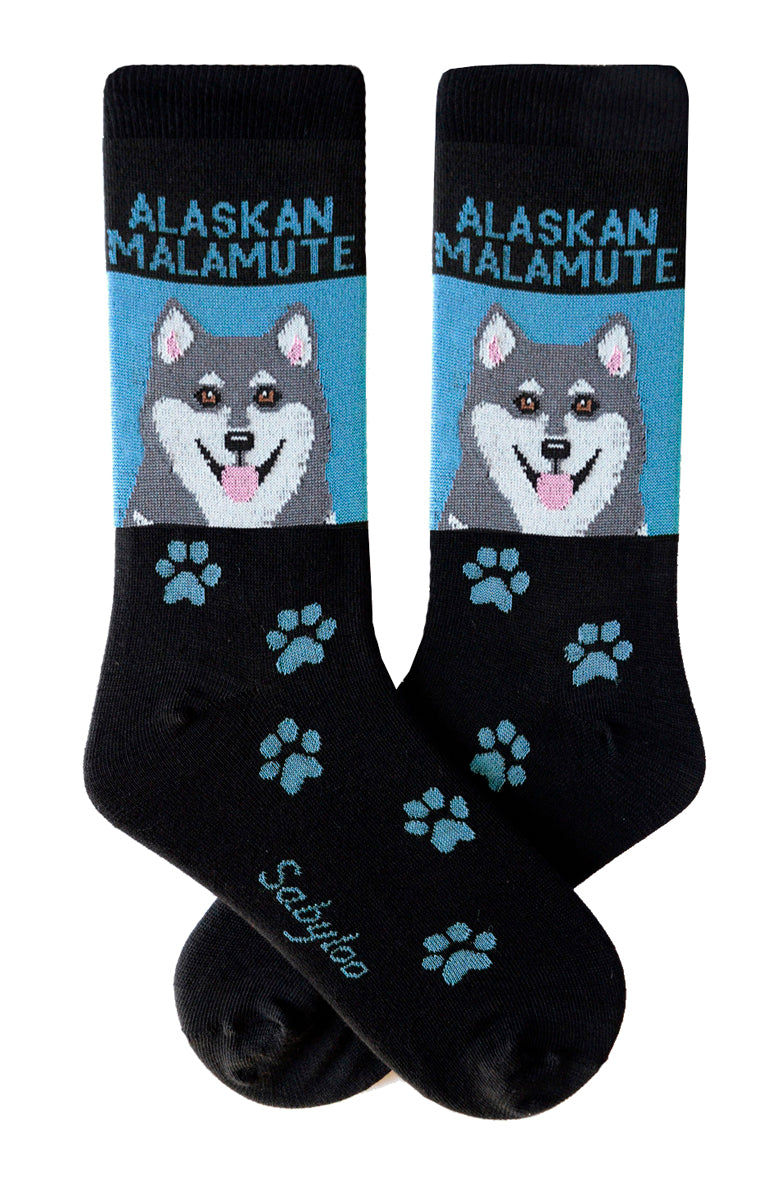 Alaskan Malamute Dog Socks