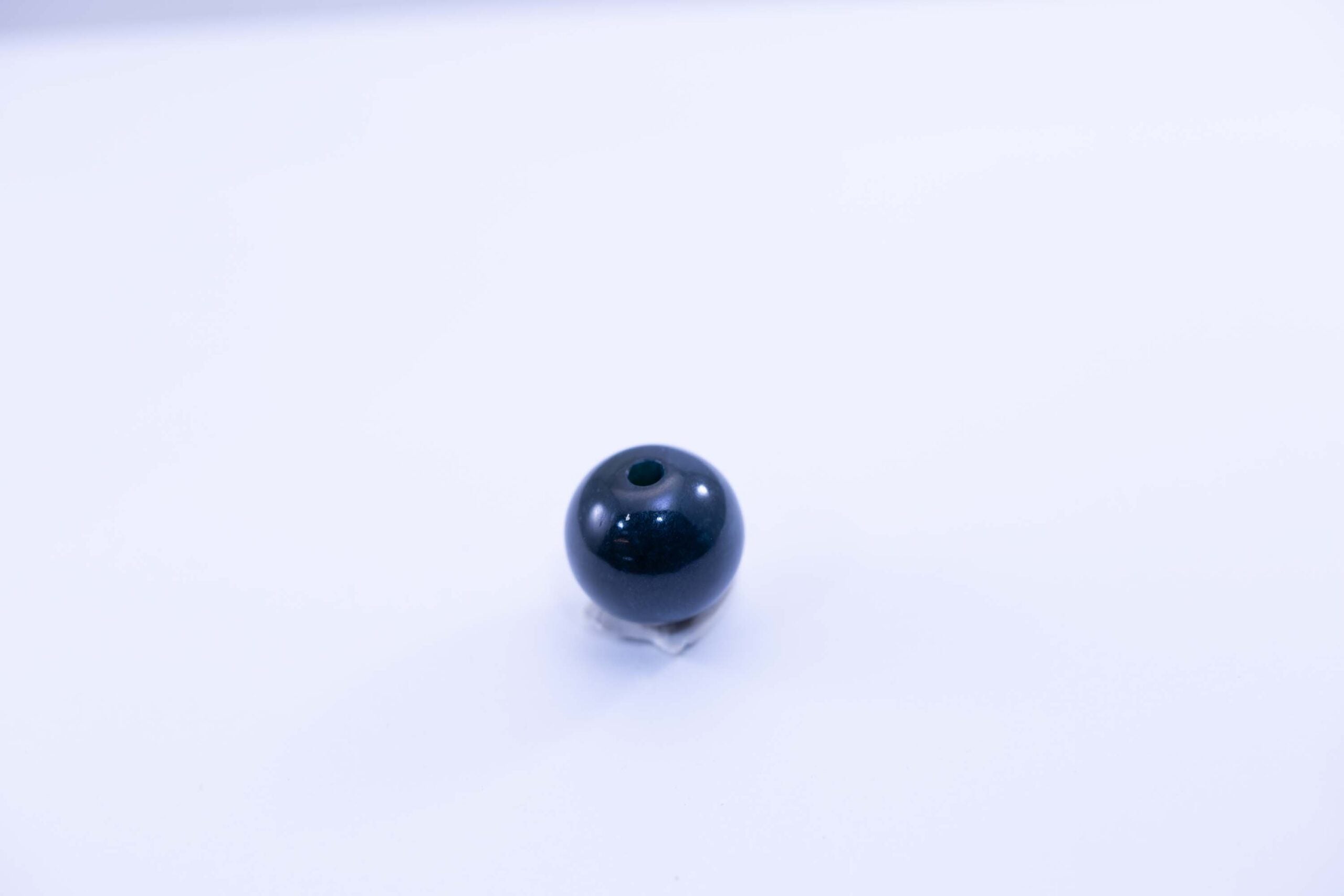 Guatemalan Imperial Green-Blue Spherical Bead