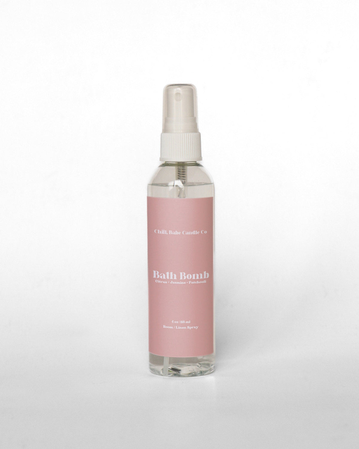 Bath Bomb Room & Linen Spray | Citrus + Jasmine + Patchouli