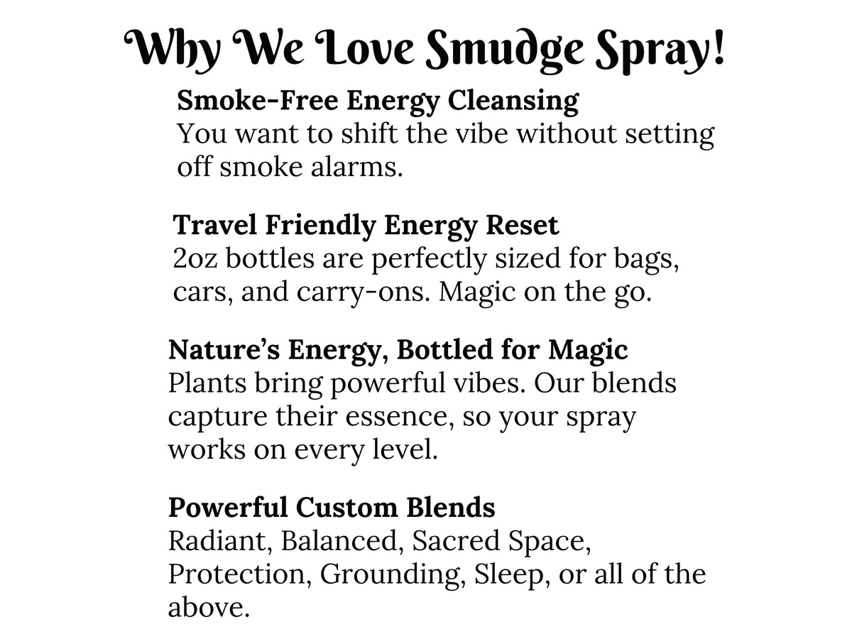 Smudge Spray: Sage or Fiery Wall of Protection