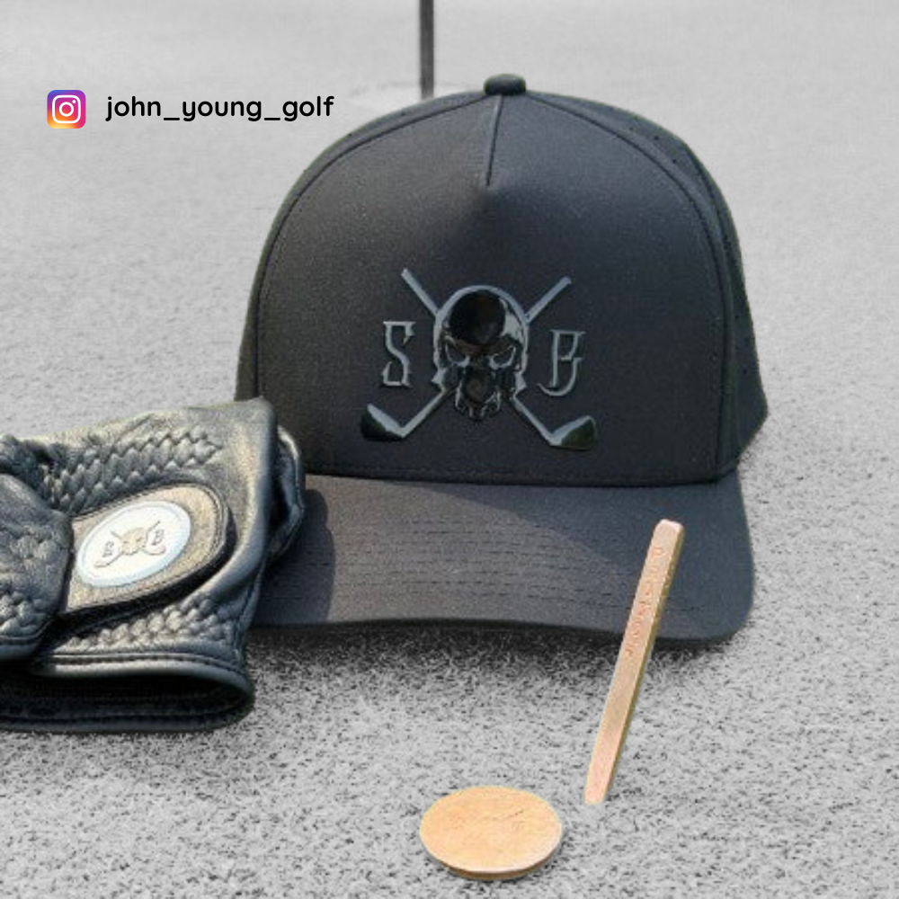 Blackout Golf Rope Hat - Skull & Bogeys Golf Co.