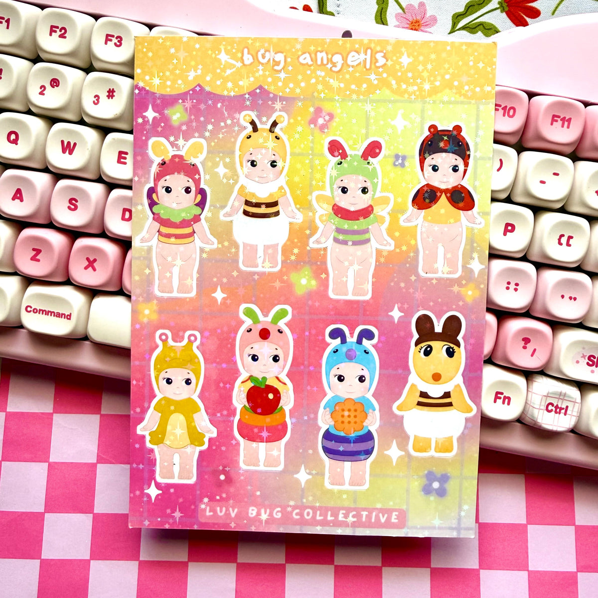 Bug Angels Holographic Sticker Sheet