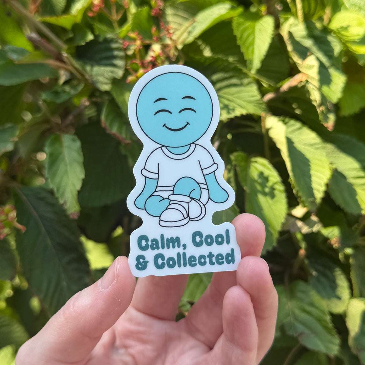 Calm Vinyl Sticker